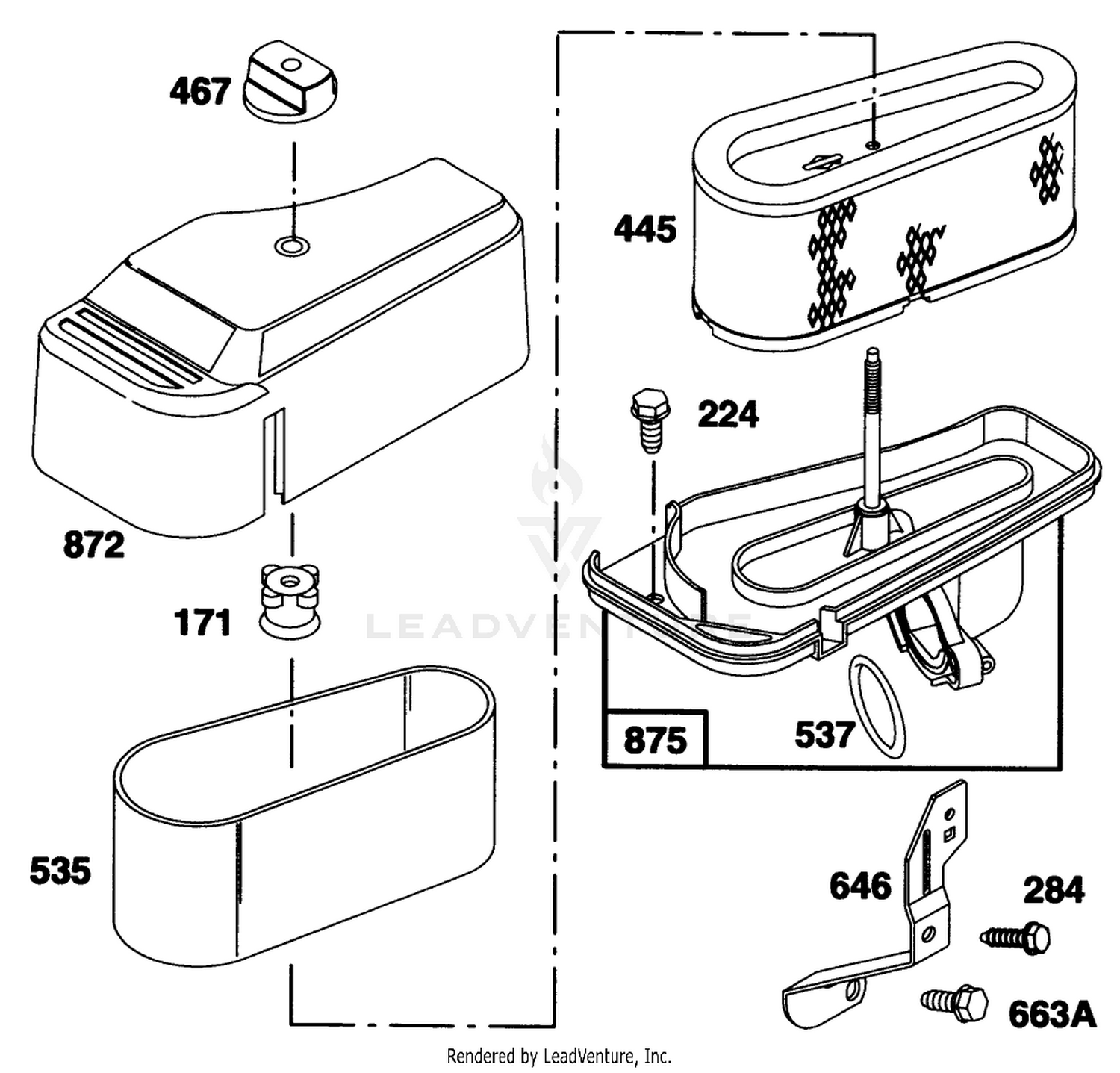 Engine Briggs  Stratton Model 28q777-0668-A1 5
