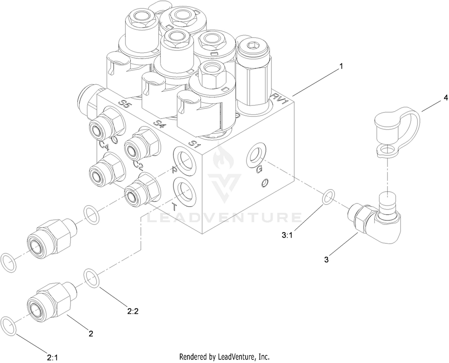 Lift Manifold Assembly No. 119-1463
