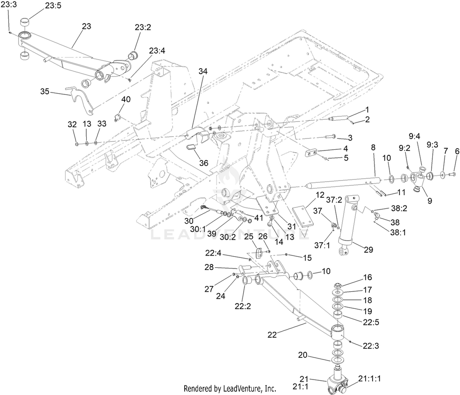 Wing Lift Arm Assembly