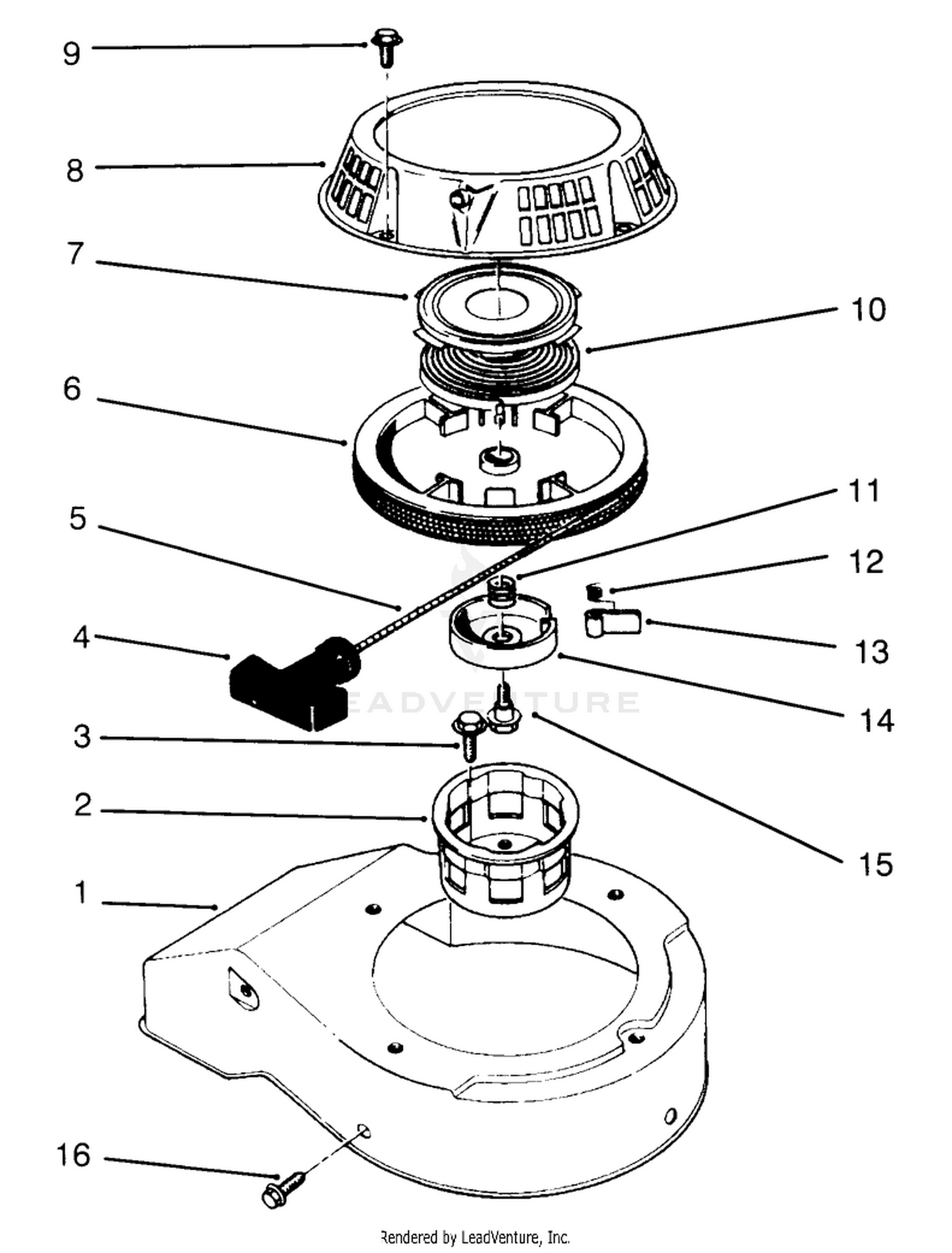 Recoil Assembly (model No. 47ps5-3)