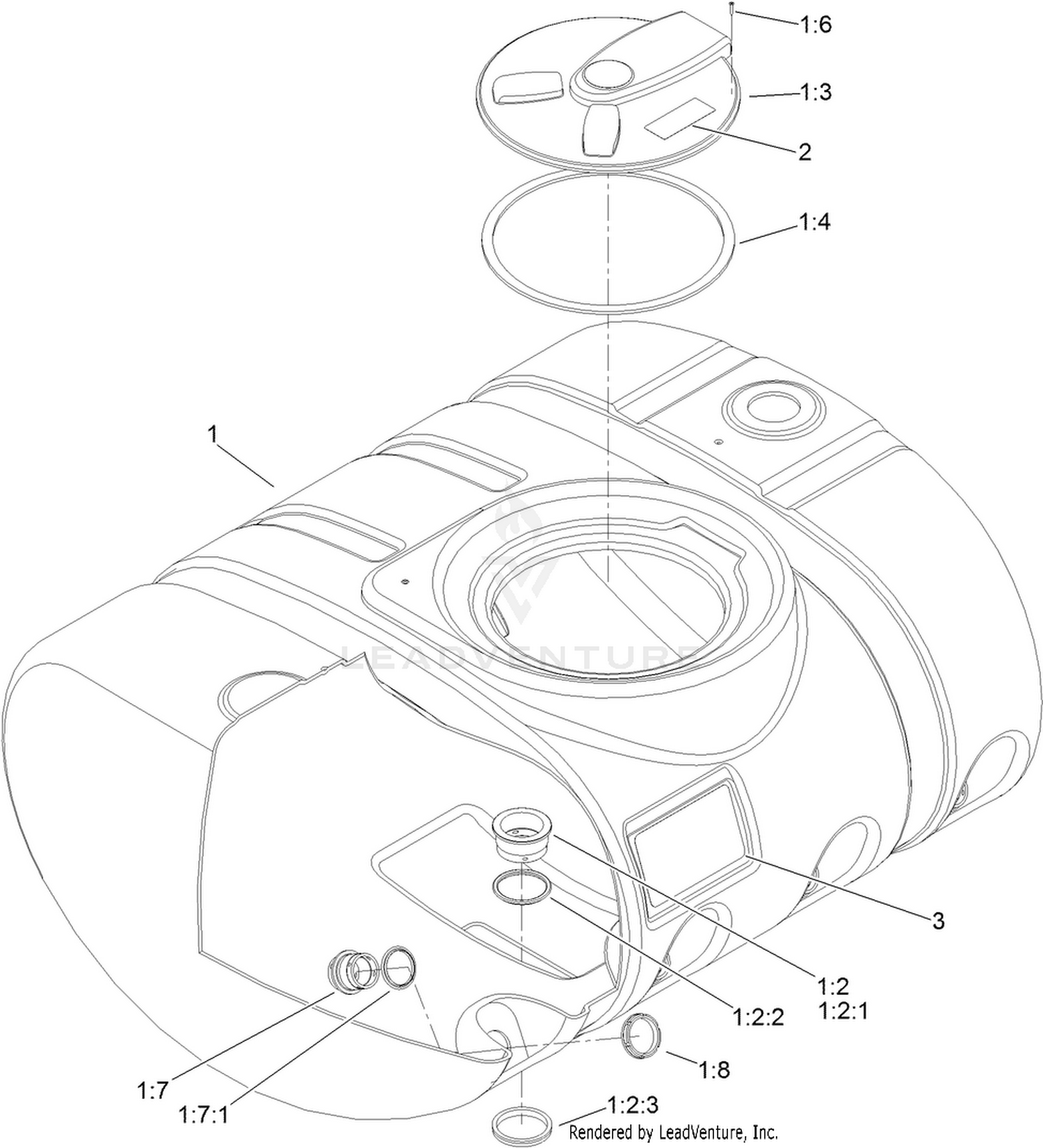 Tank Assembly No. 117-8005