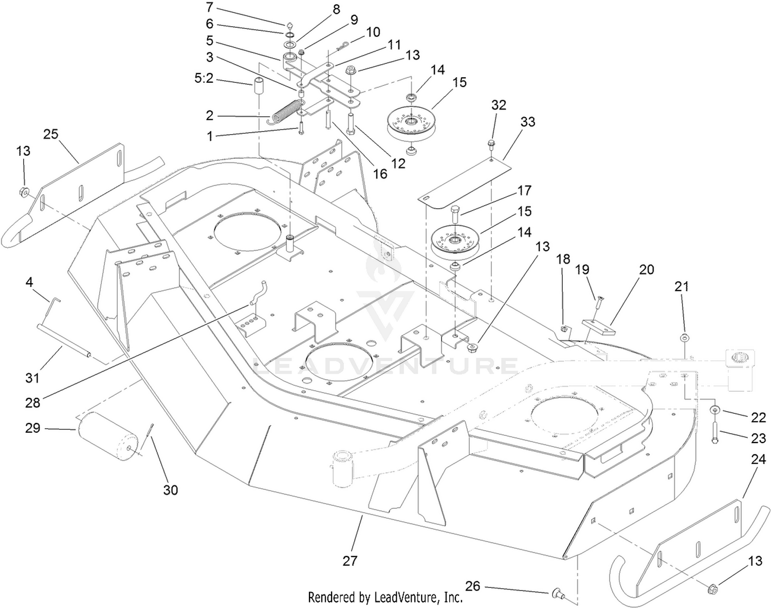 Roller and Skid Assembly