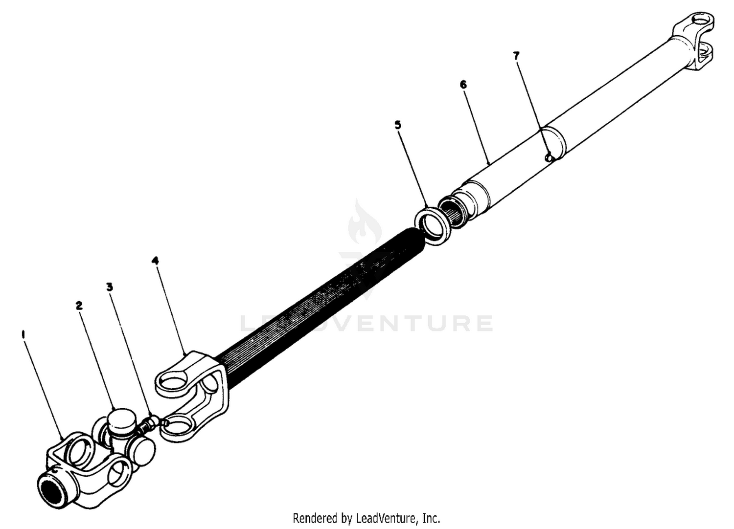 Drive Shaft Assembly No. 21-3090