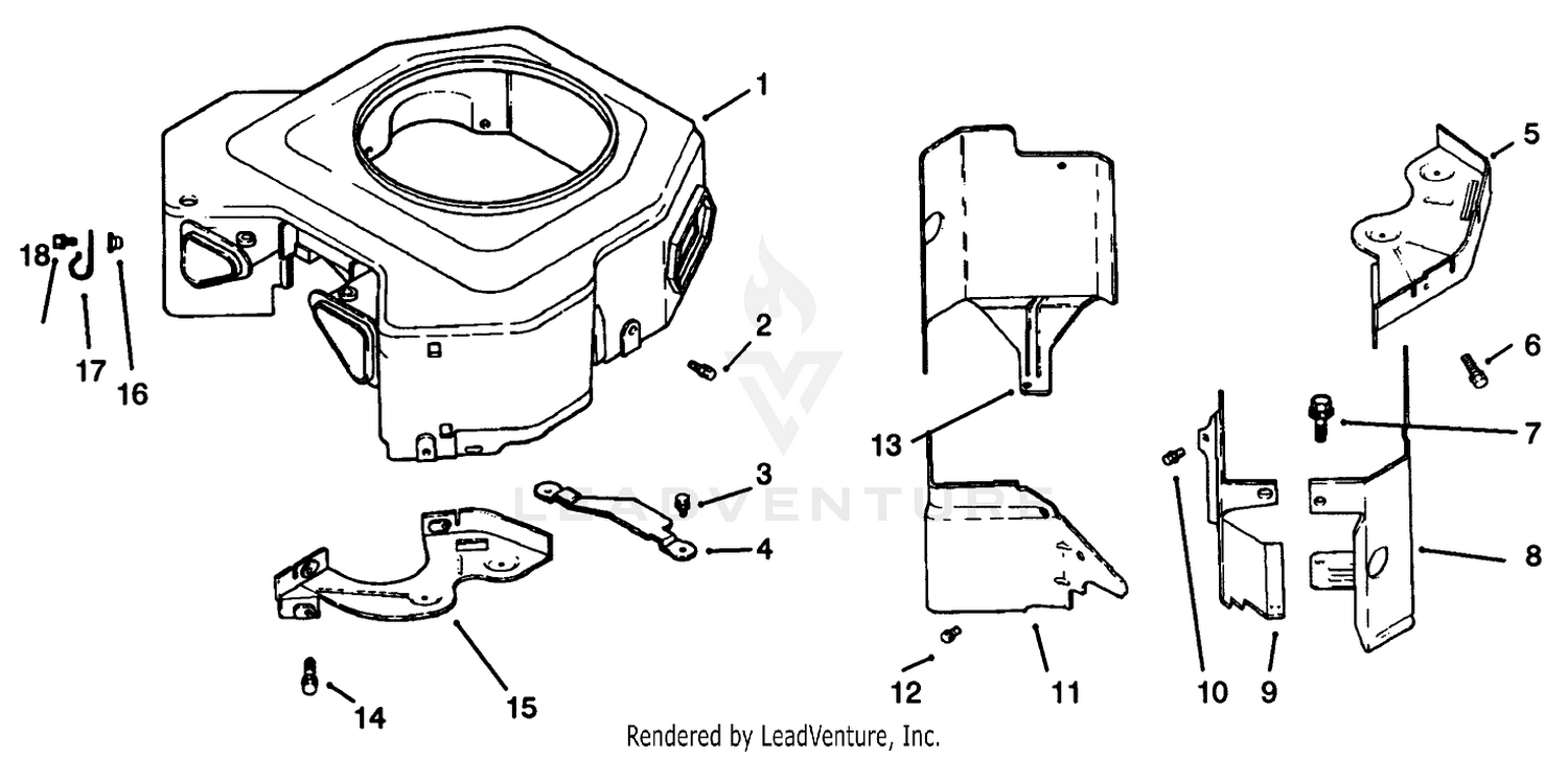 Blower Housing  Baffles