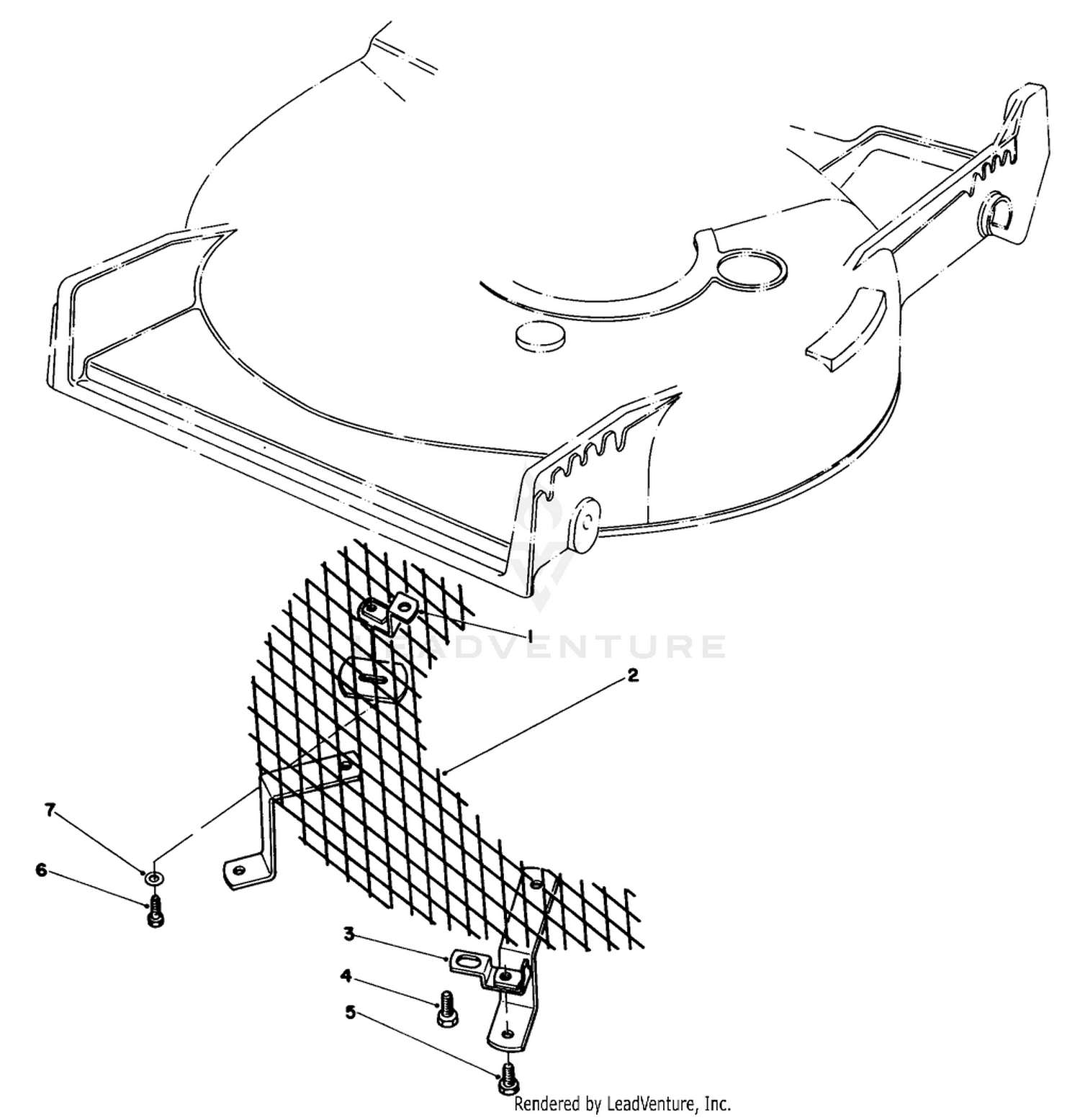 Leaf Shredder Kit Model No. 59157 (optional)