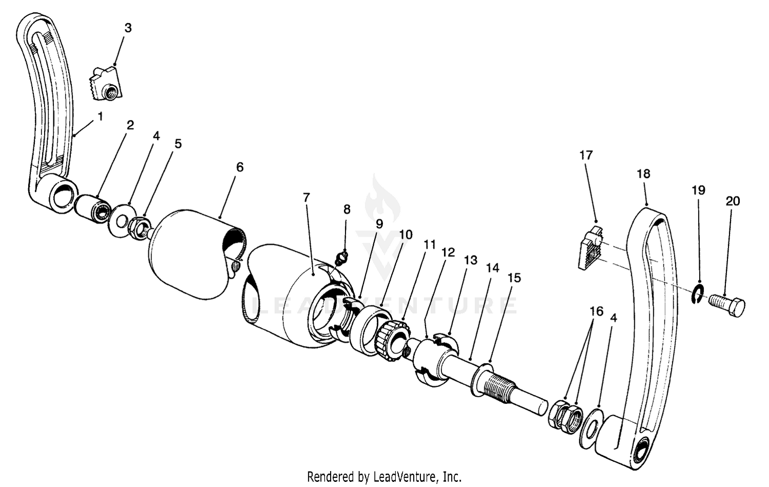Roller  Bracket Assembly