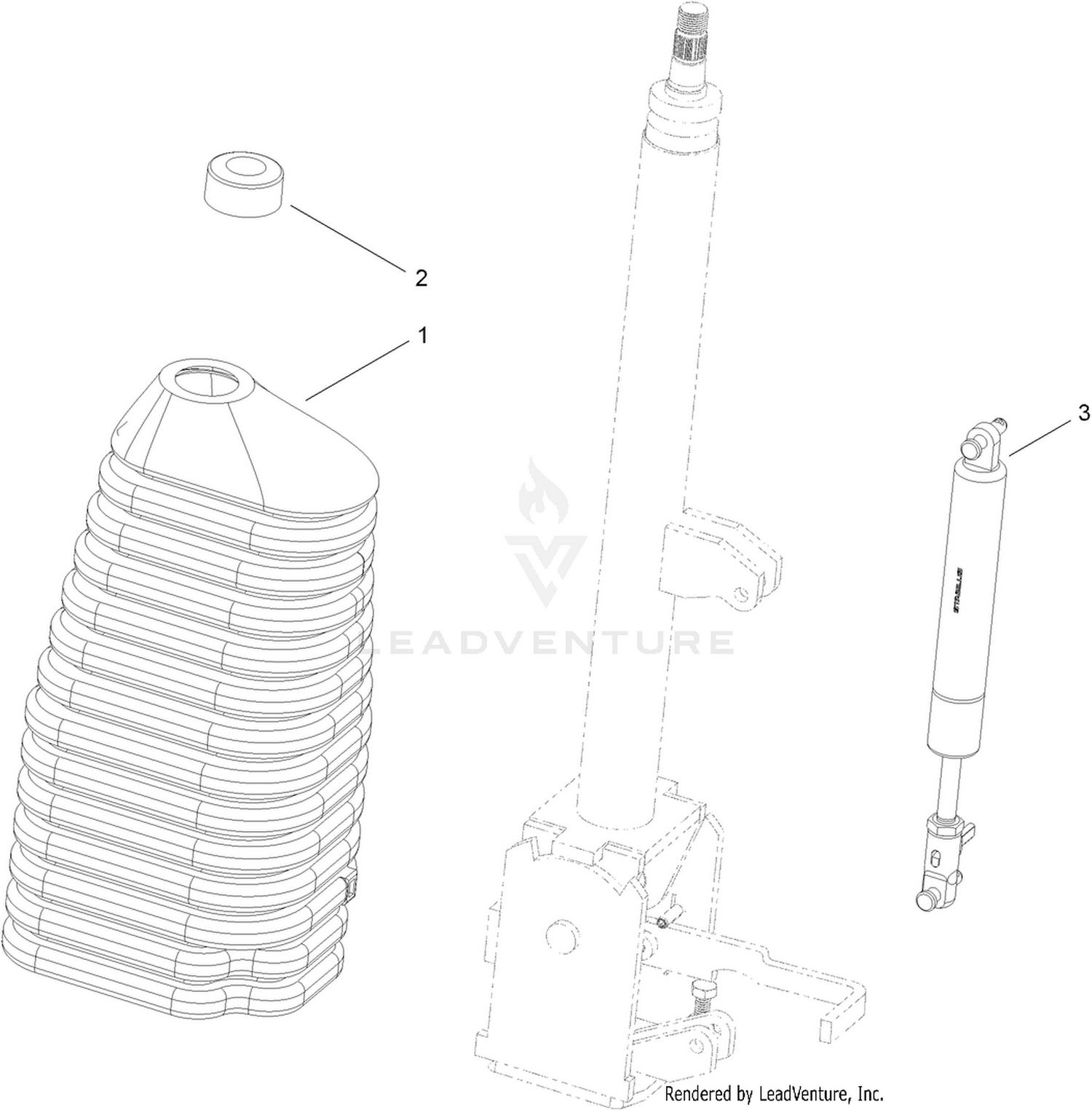 Steering Column Assembly No. 117-3371