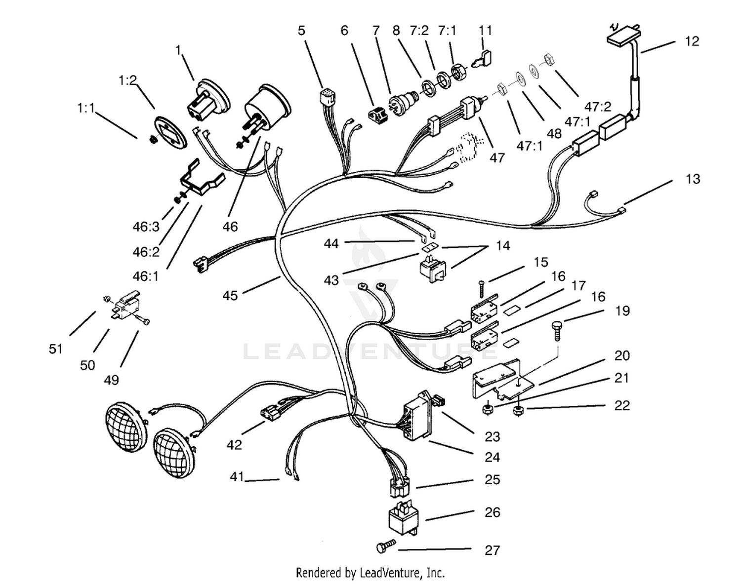 416-8e Wire Harness Attachment  Component-S
