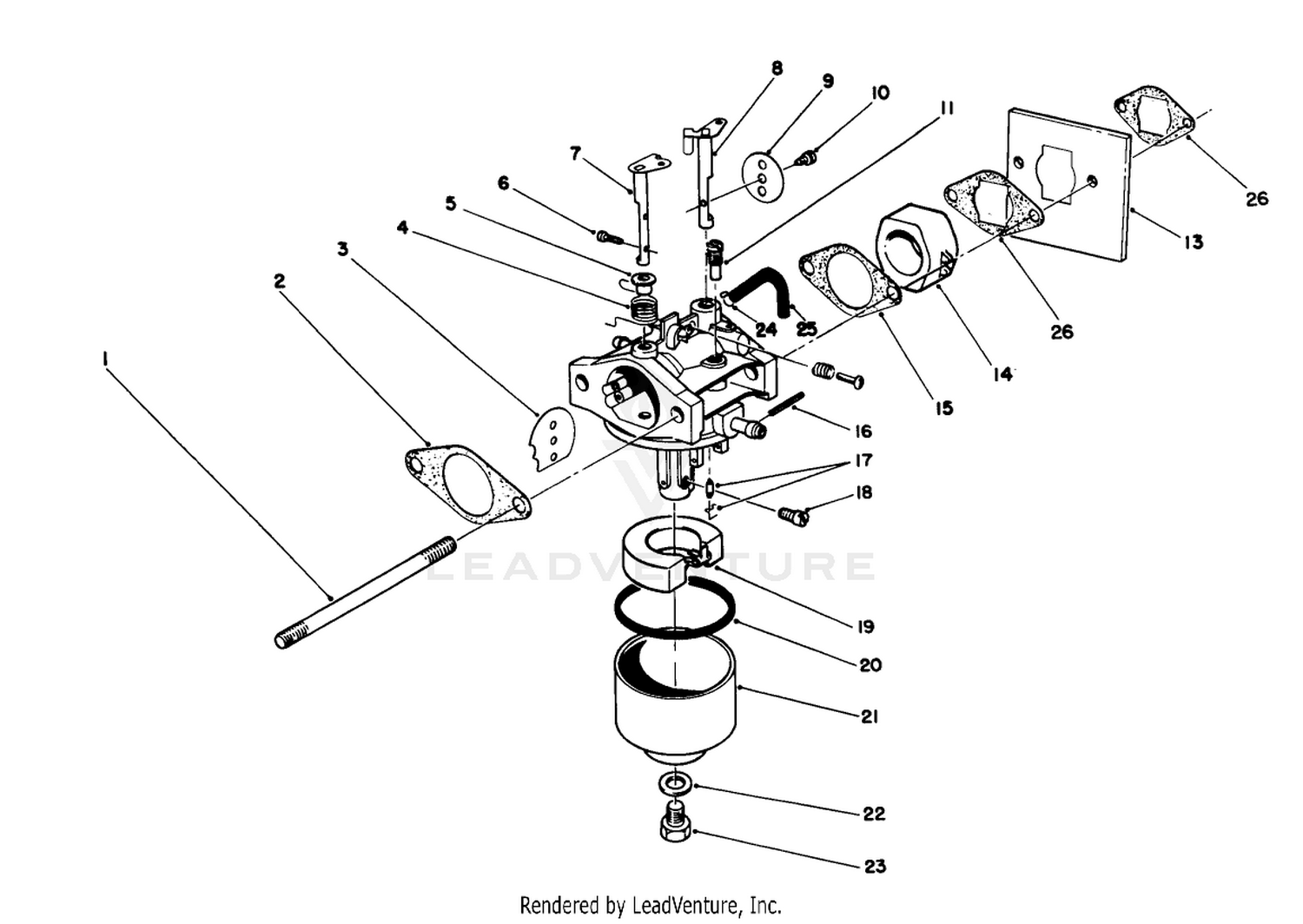 Carburetor Assembly (model No. 47pm1-1)