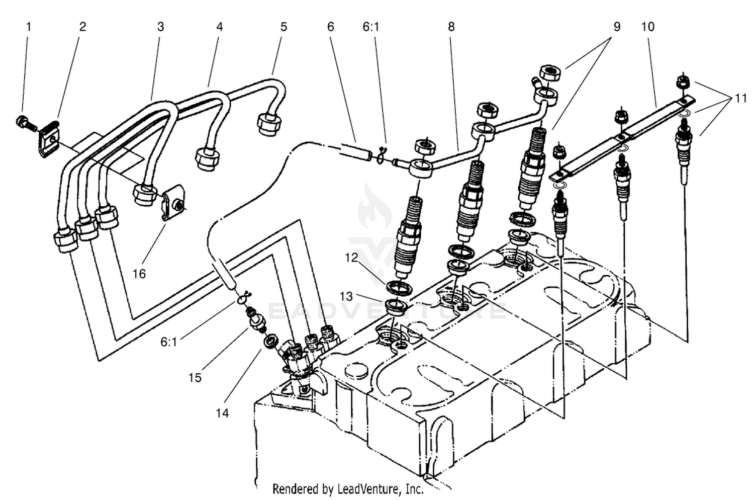 Nozzle Holder And Glow Plug Assembly