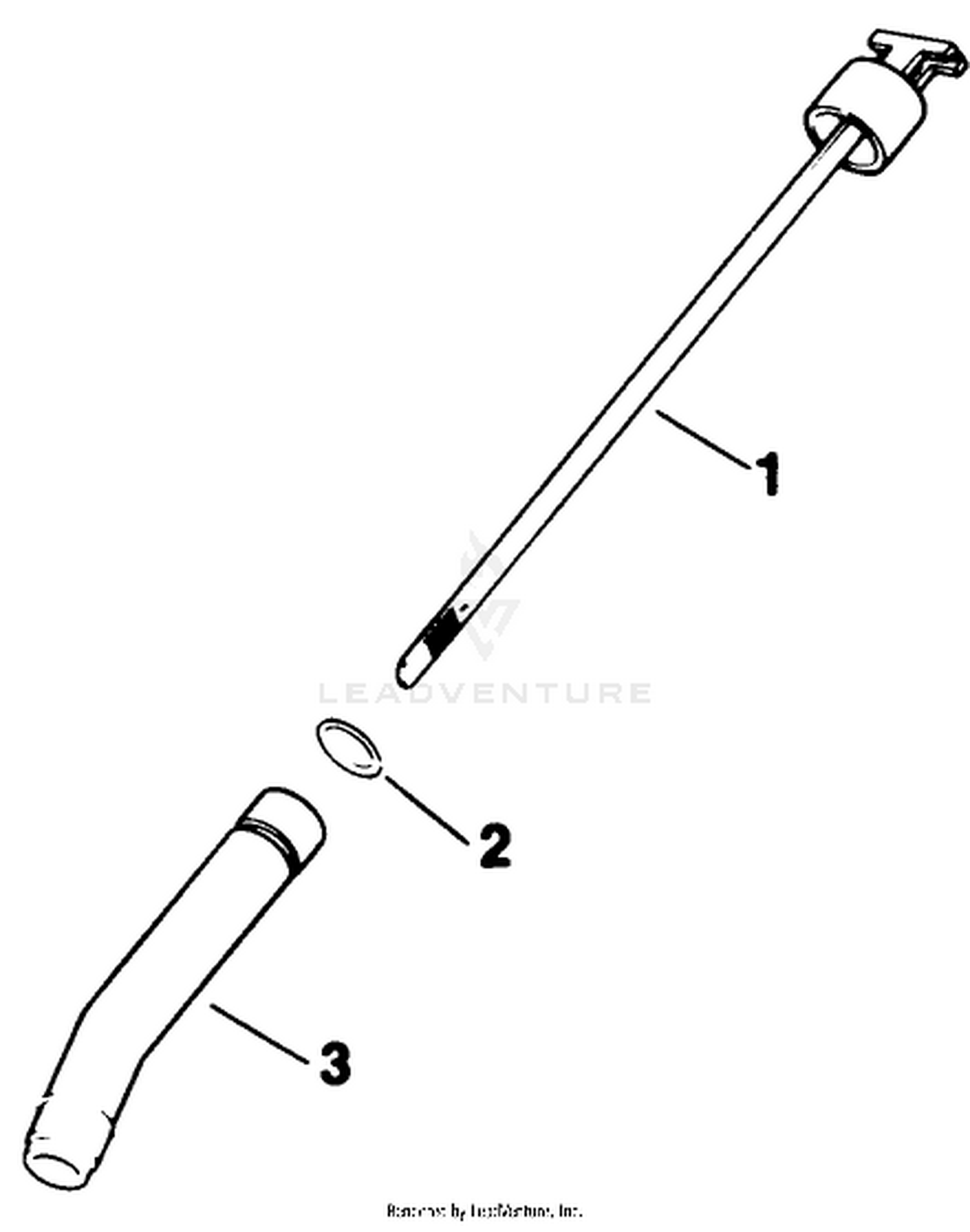 Engine Model No. M8t Type 301560 Dipstick