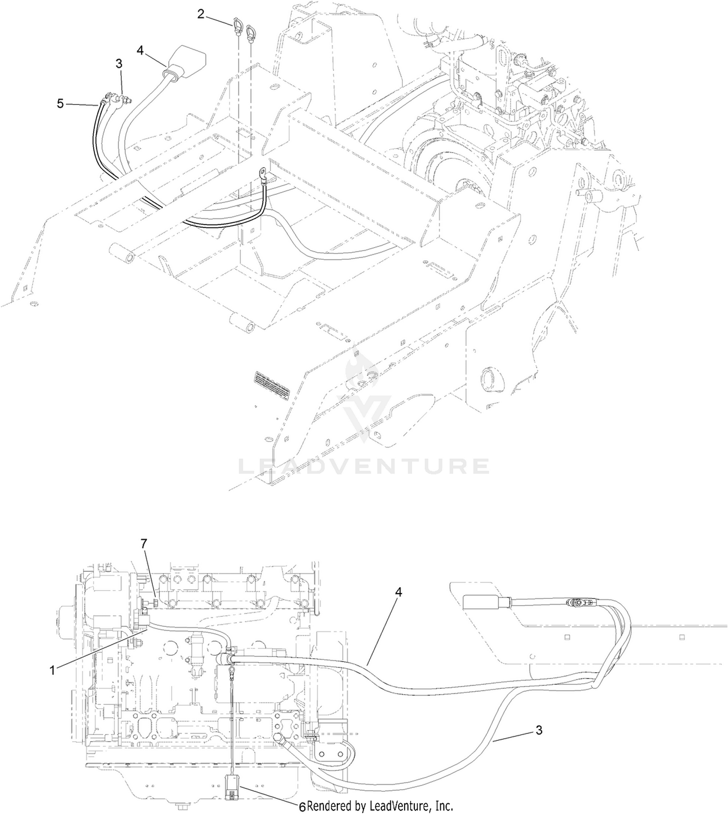 Battery Cable and Ground Assembly