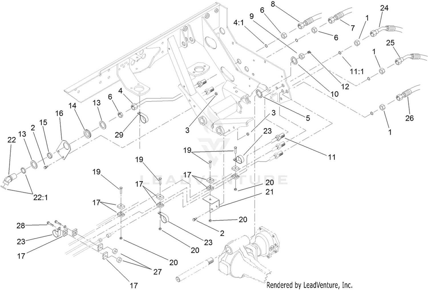 Rear Hydraulic Assembly