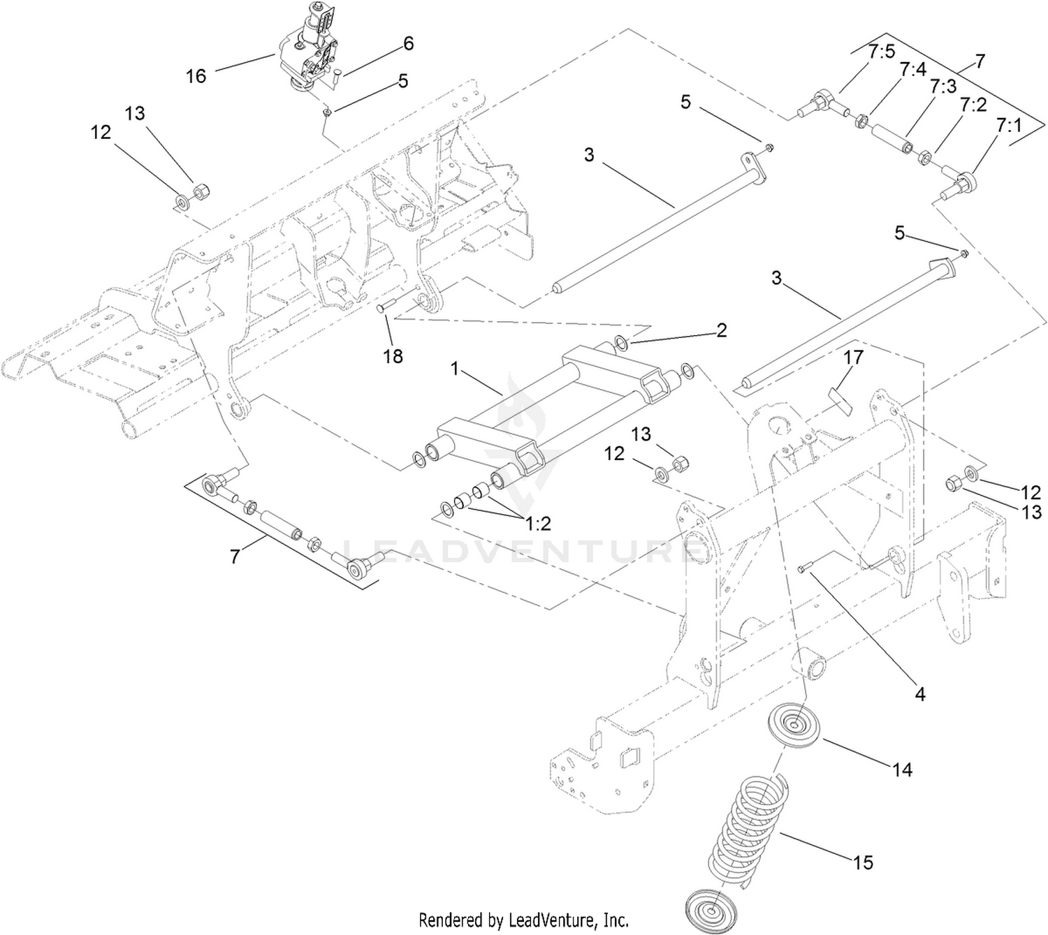 Left Hand H-Frame Assembly