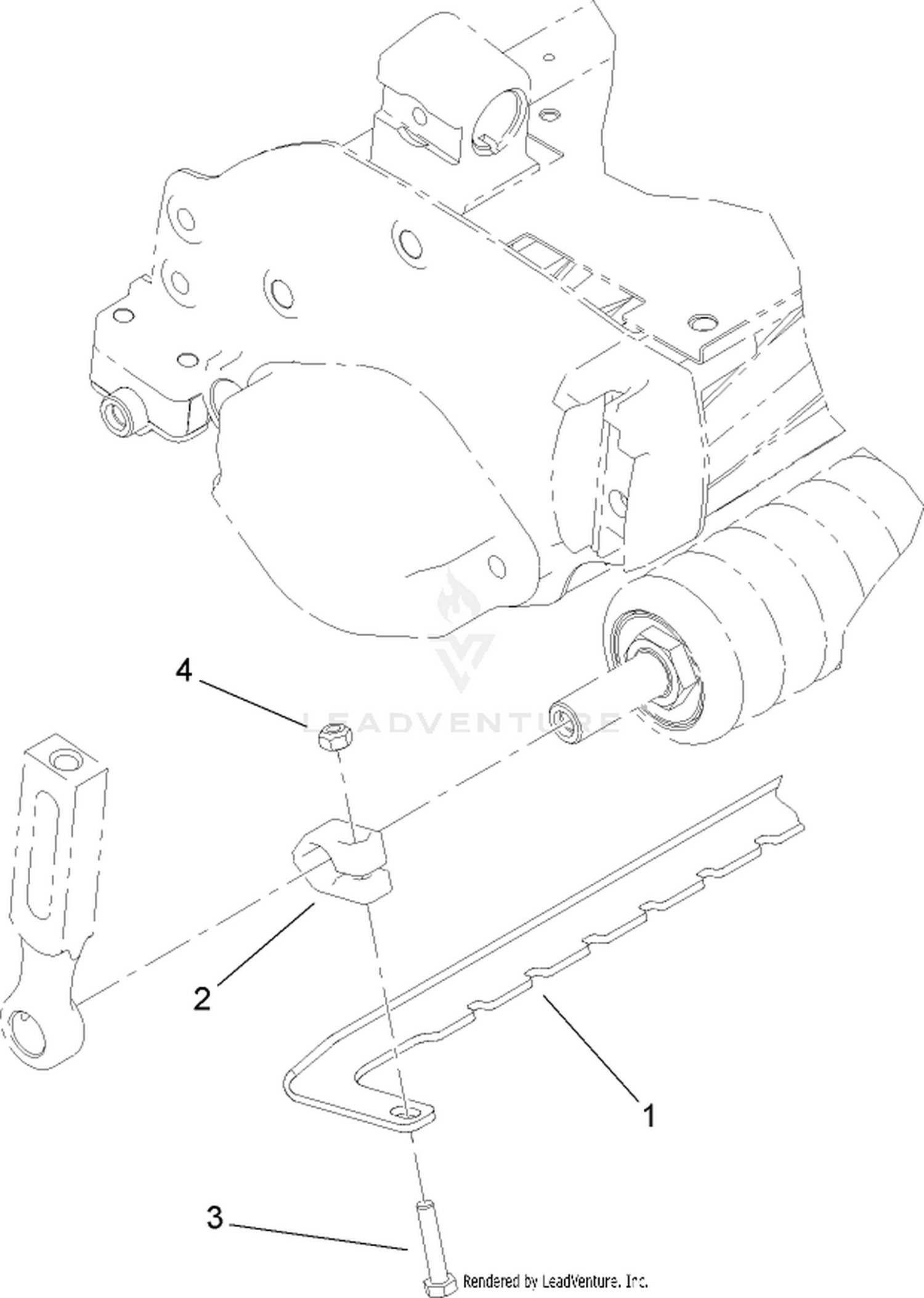 18 Inch Wide Blade Scraper Assembly No. 110-2351