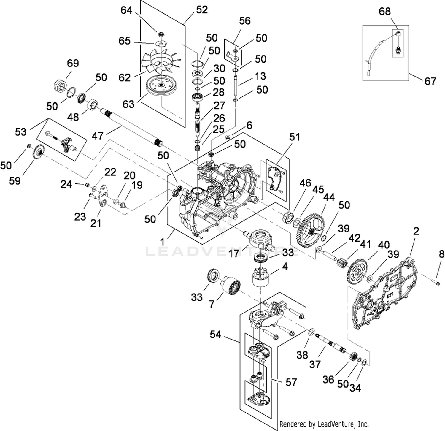 RH Hydro Assembly No. 110-6771