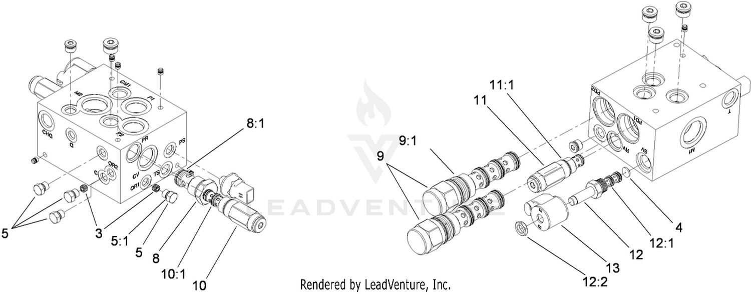 4-Wheel Drive Manifold Assembly