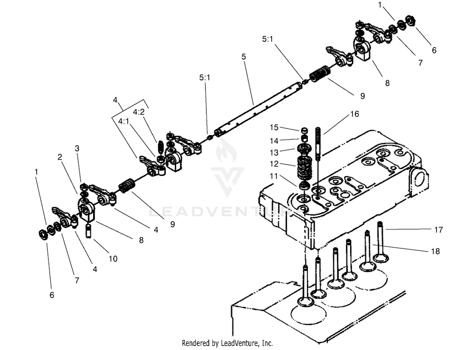 Valve And Rocker Arm Assembly