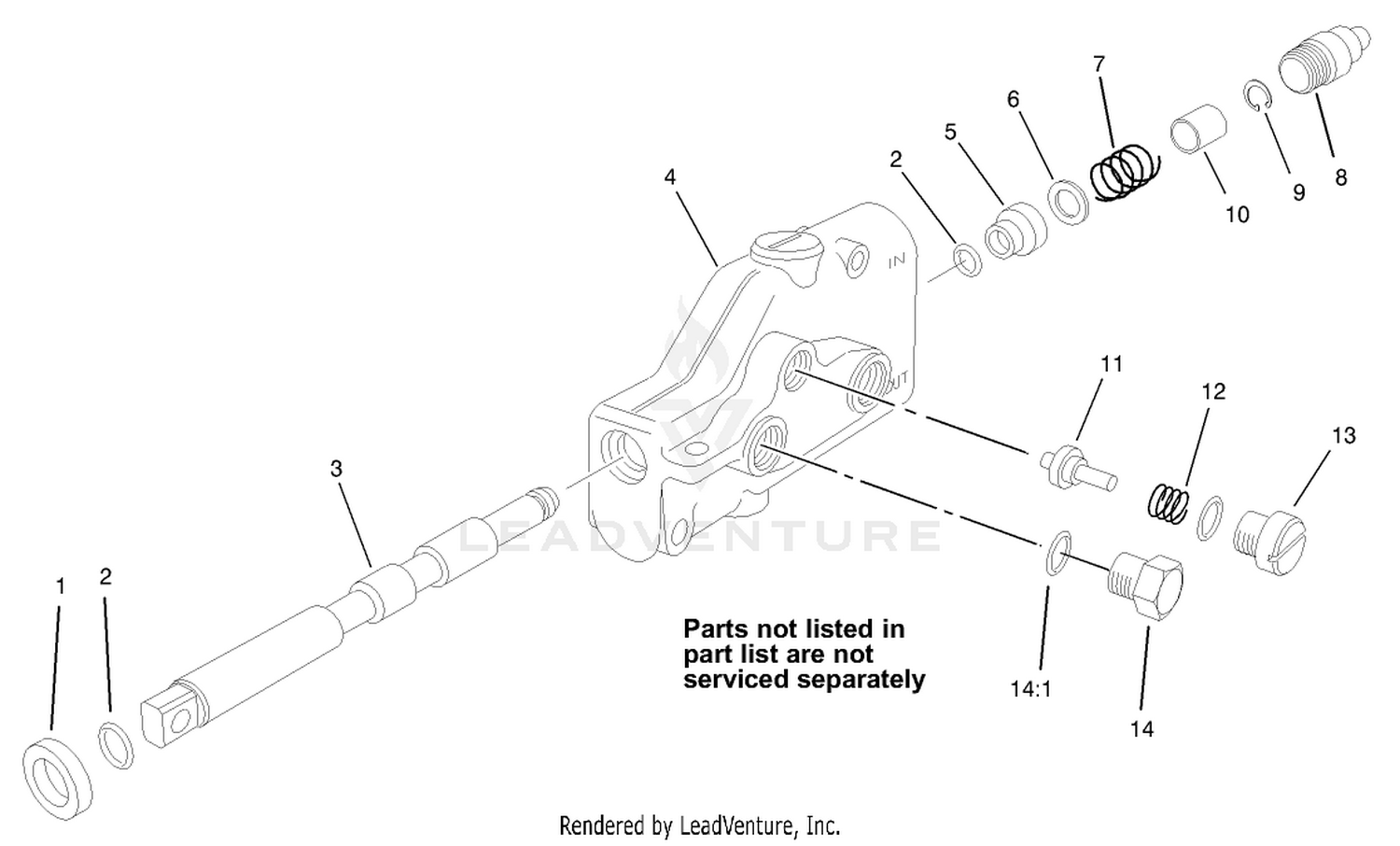 Lift Valve Assembly No. 63-7960