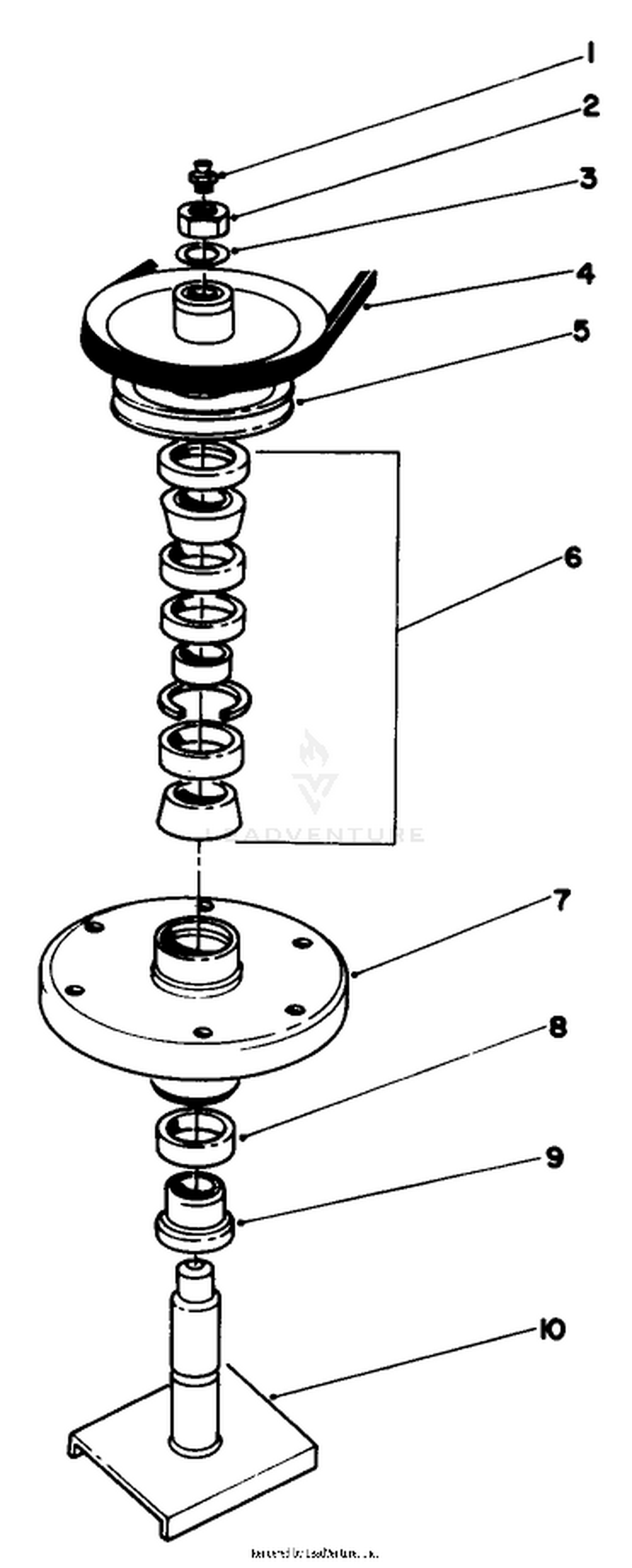 Drive Spindle No. 54-7781