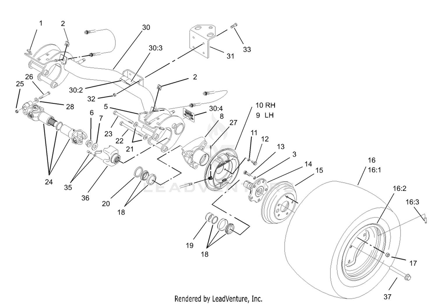 Rear Axle Assembly