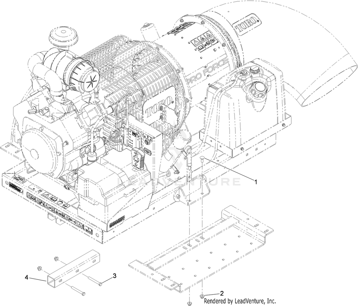 Blower Mount Assembly