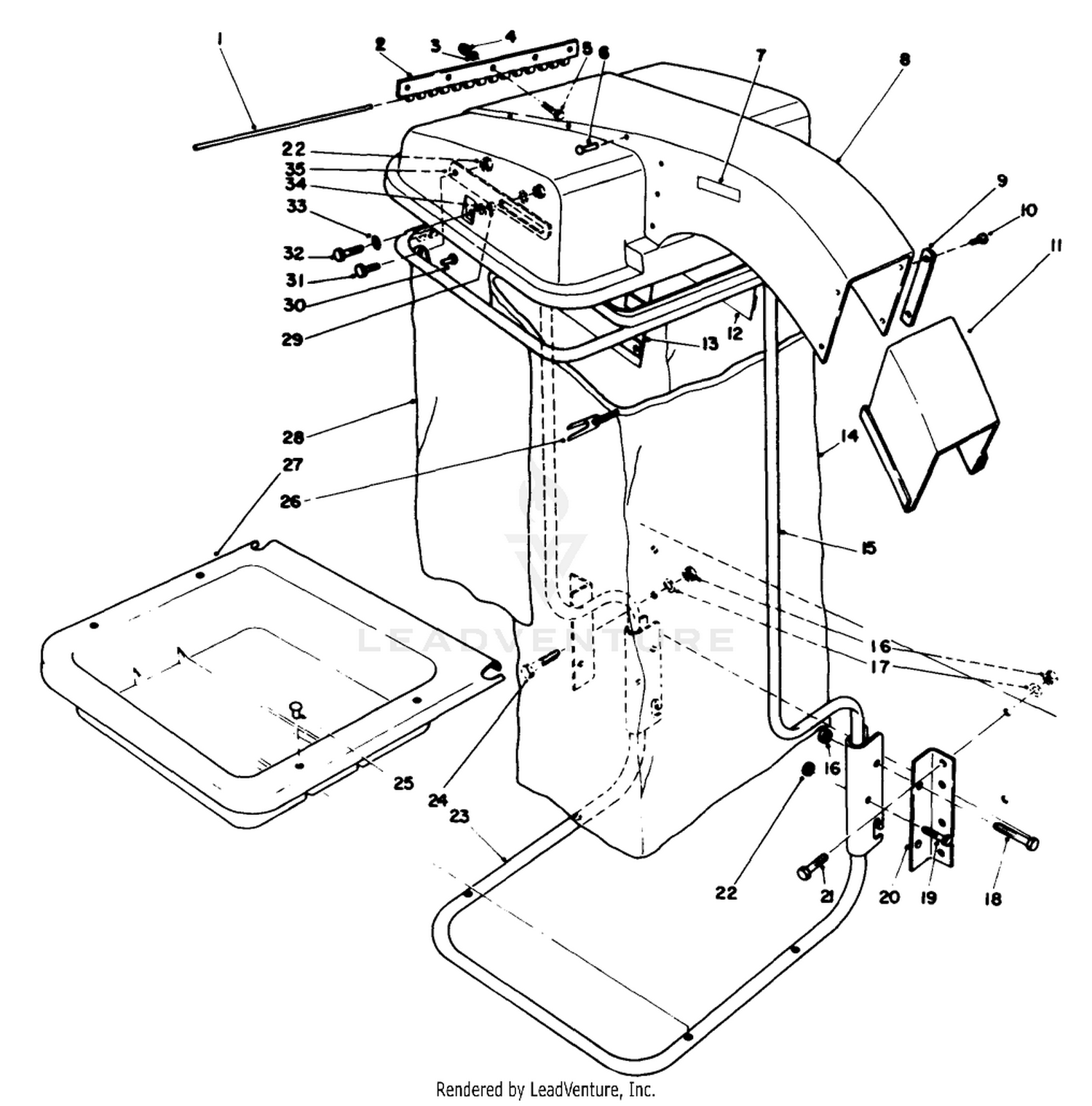 Grass Collector Model 30561 (optional)(continued)