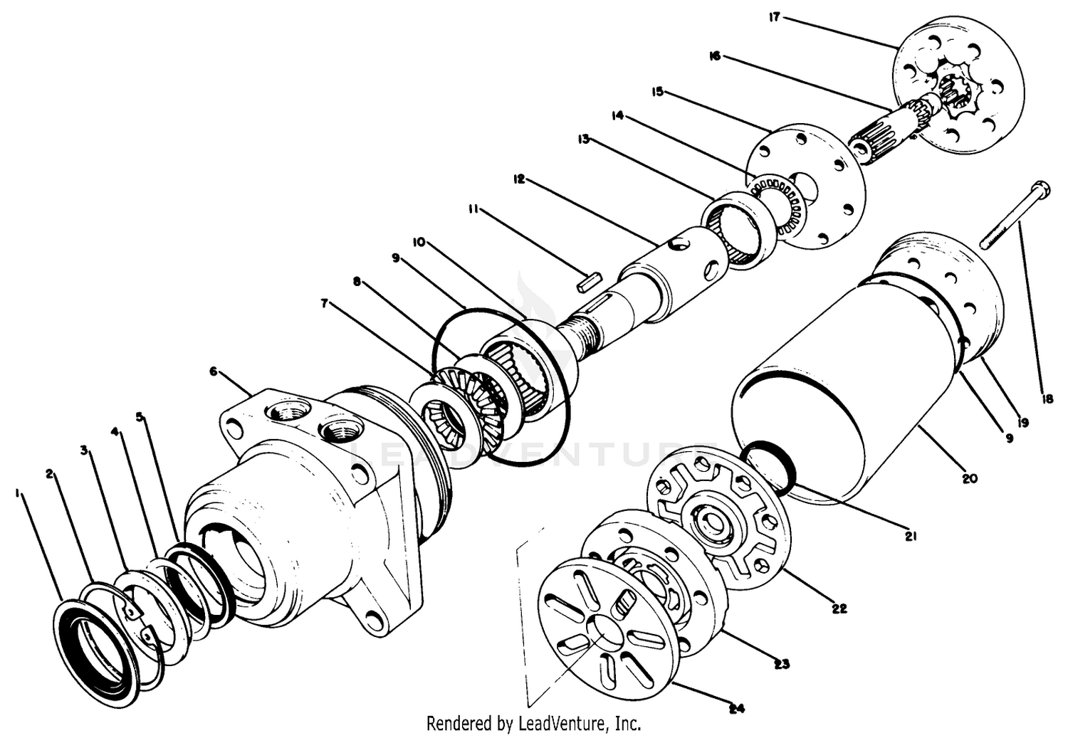 No. 10-8010 Hydraulic Drive Motor
