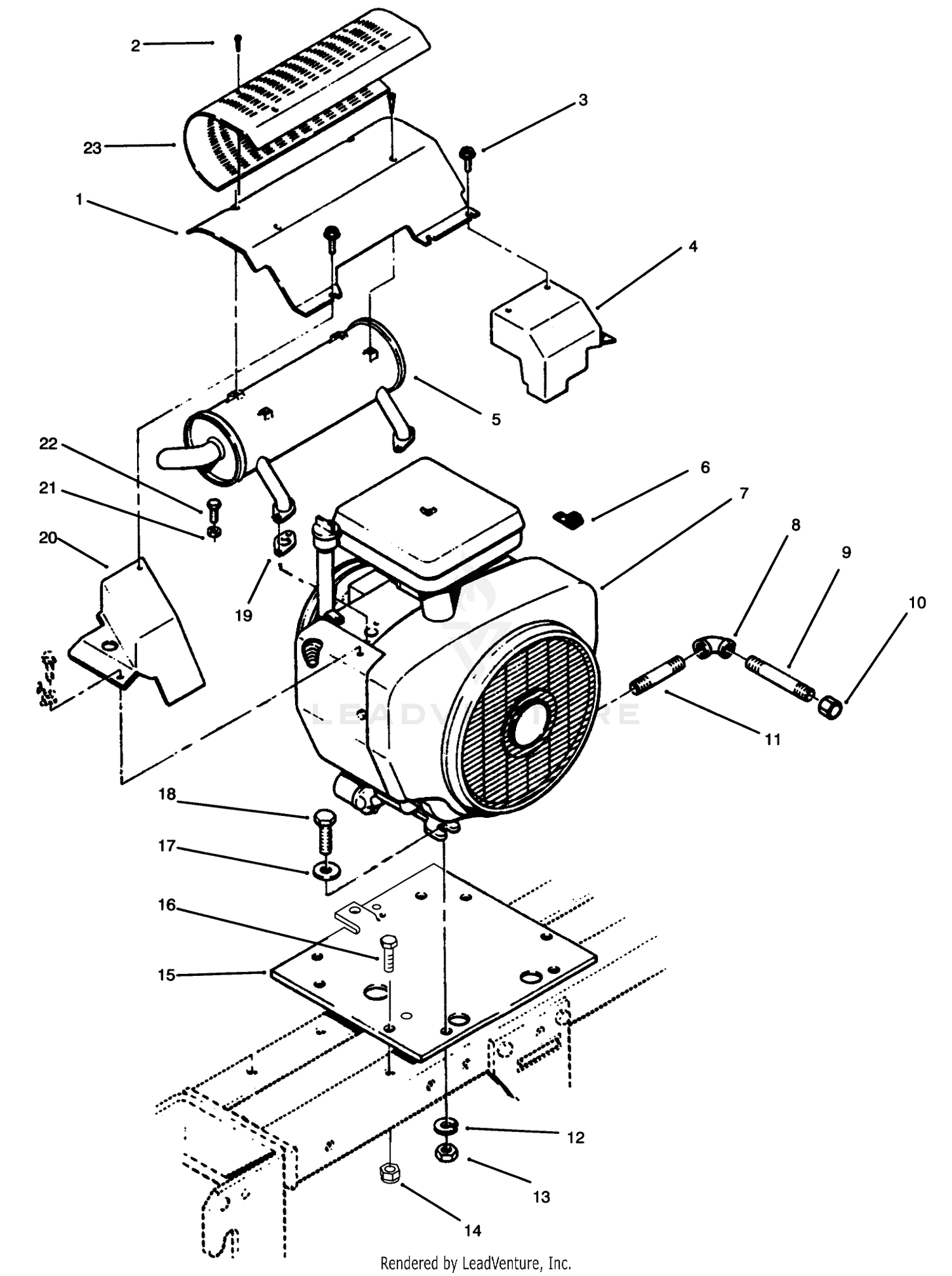 Engine And Exhaust