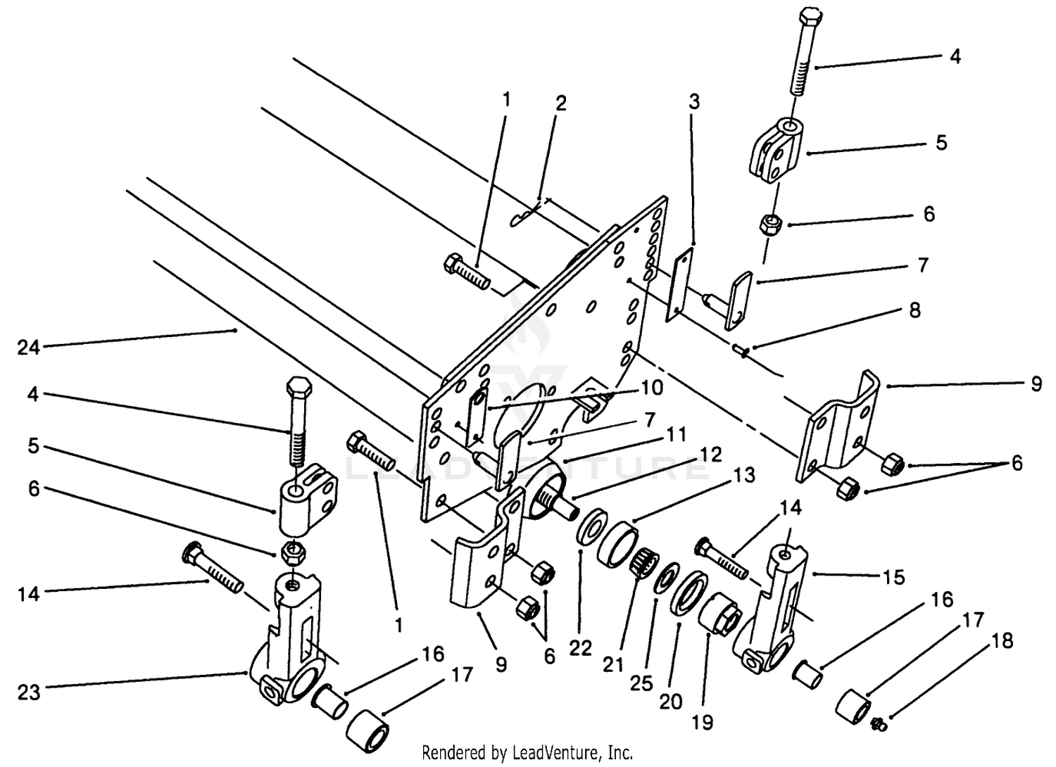 8 Blade Cutting Unit Roller Assembly