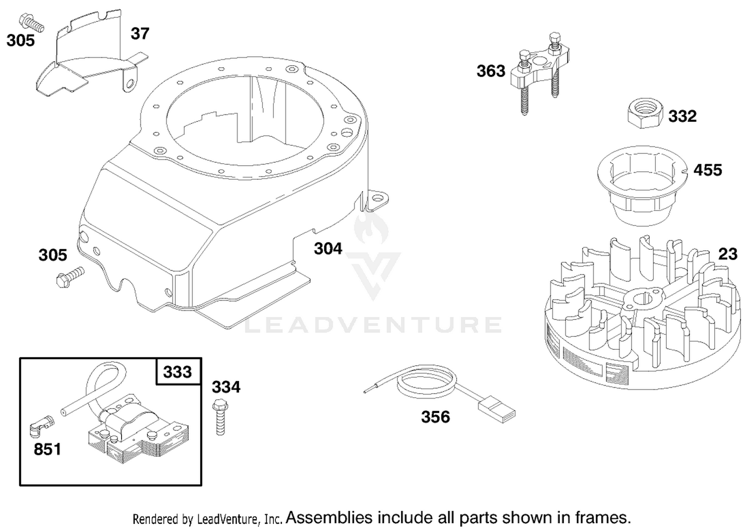 Engine Briggs  Stratton Model 12h802-0658-01 7
