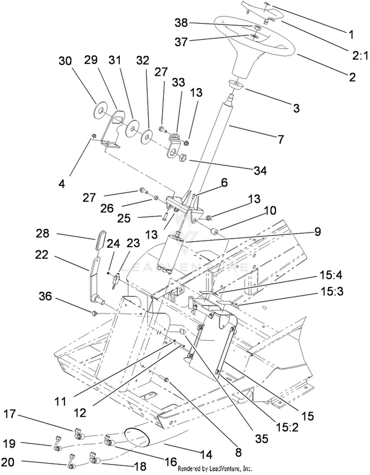 Power Steering Assembly