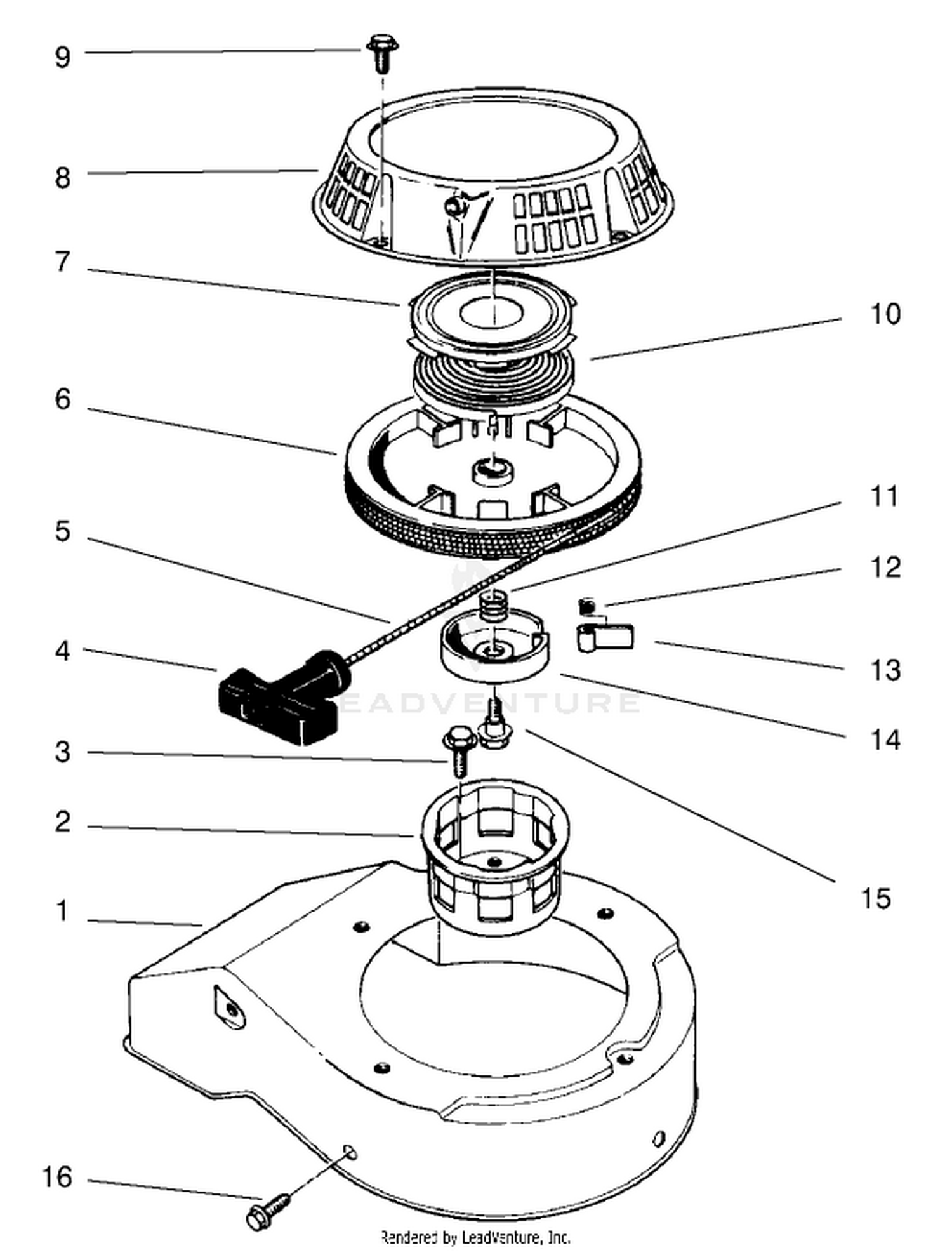 Recoil Assembly (model No. 48pw)