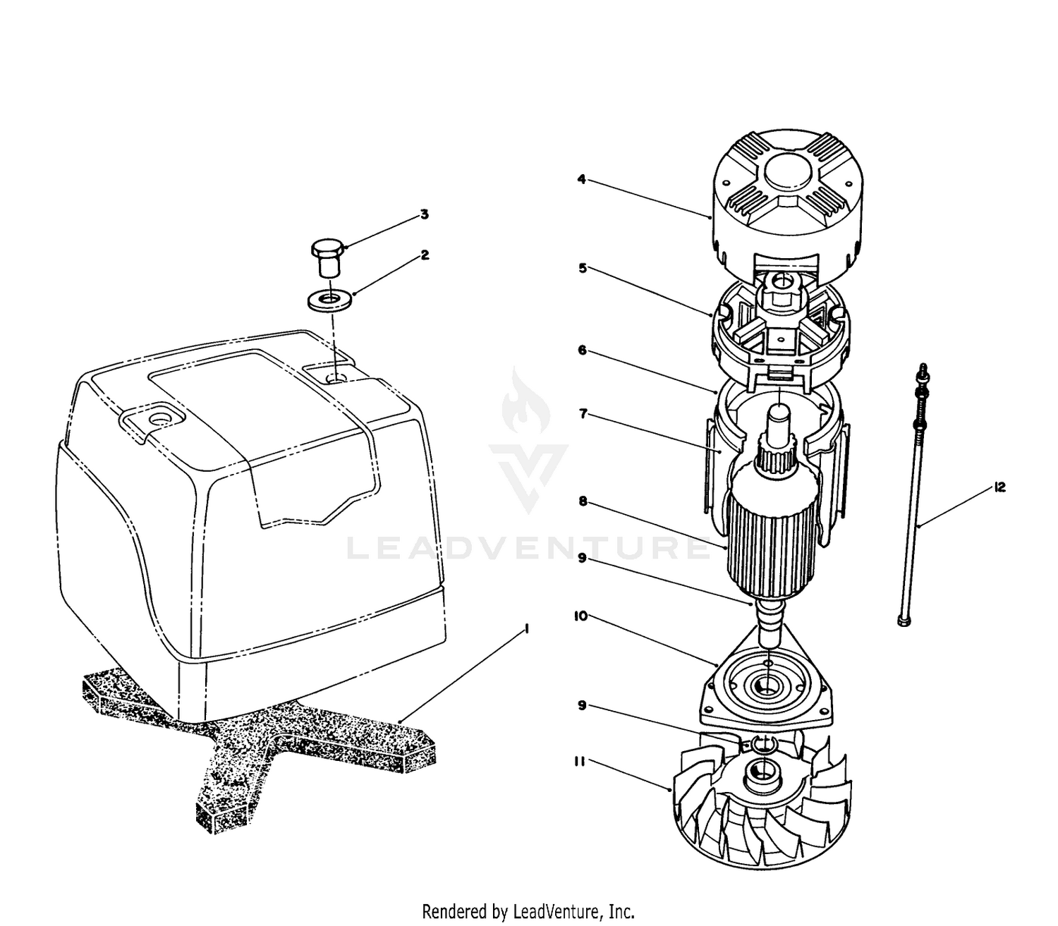 Motor Model No. 748001-0334-01