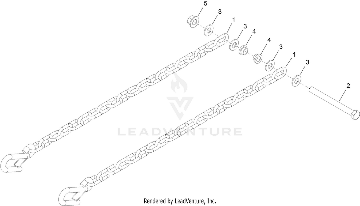 Safety Chain Assembly No. 139-3179