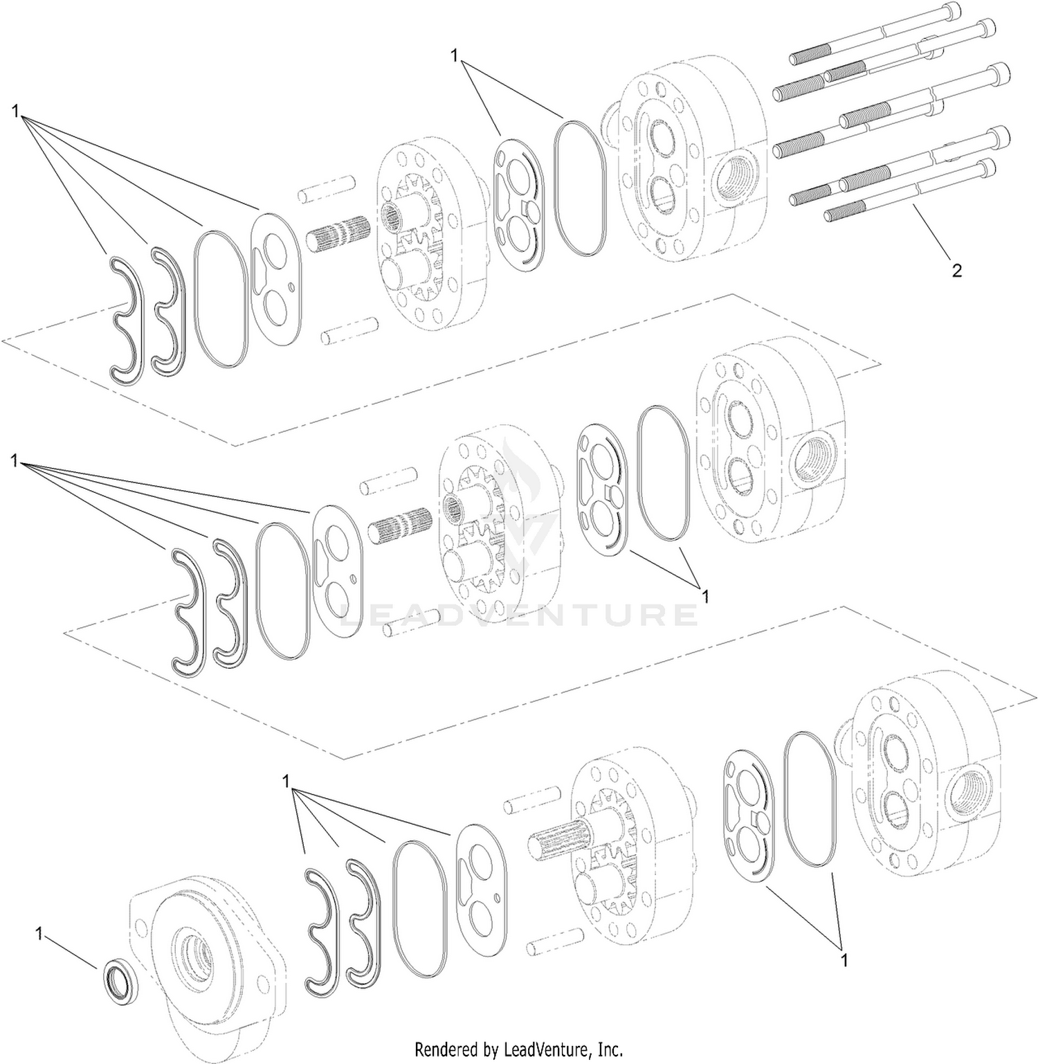 Triple Pump Assembly No. 114-4840