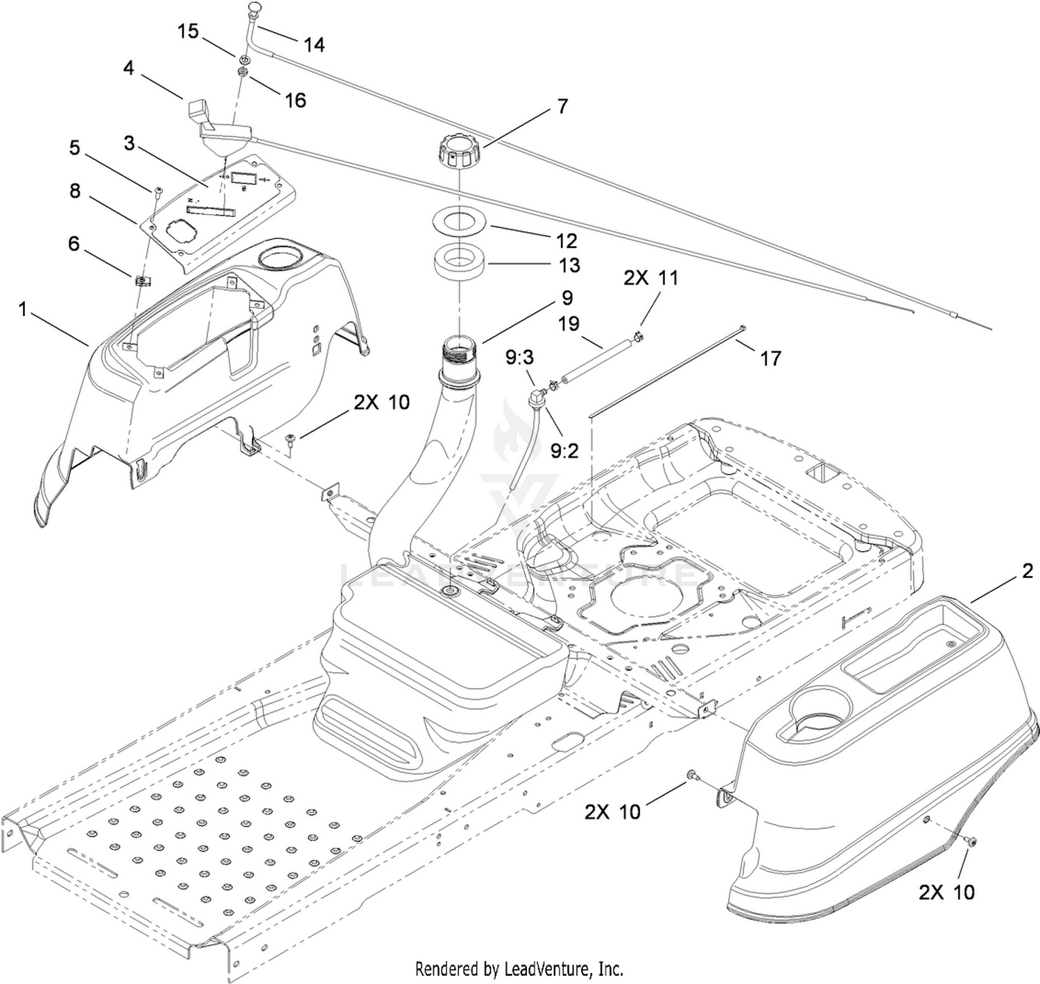 Fuel Delivery and Body Styling Assembly
