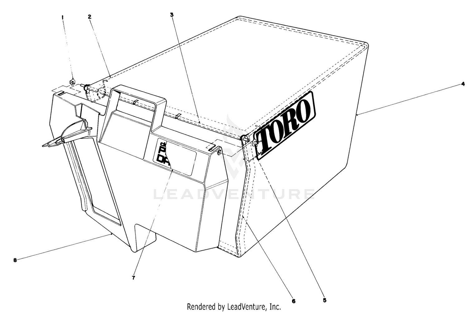 Grass Bag Assembly N0. 11-0189