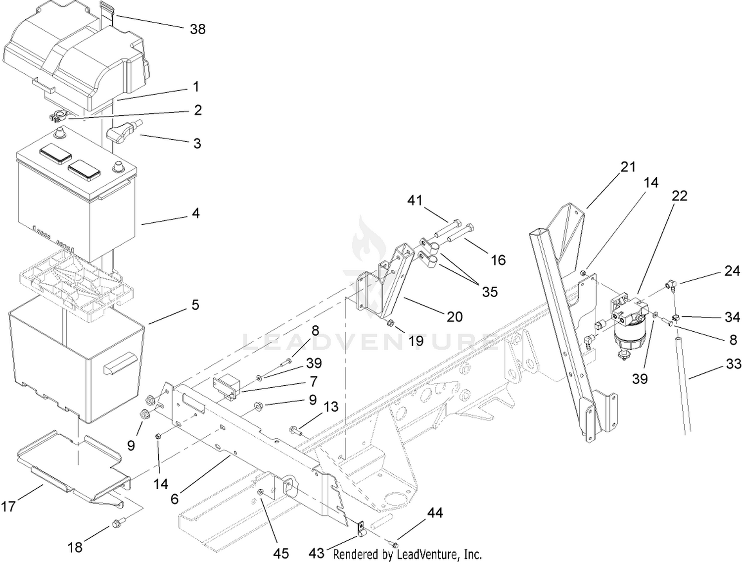 Battery Installation Assembly