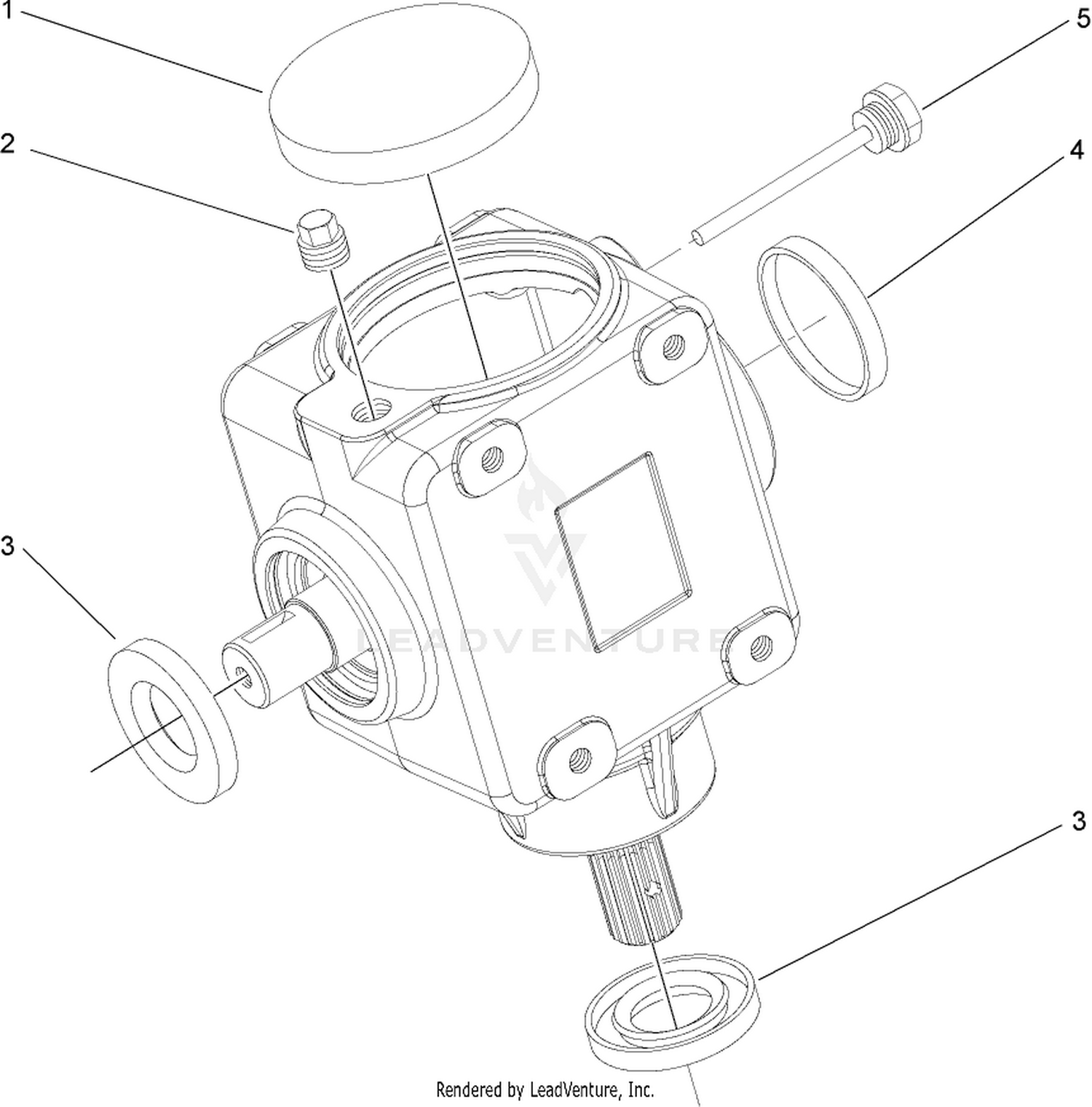 Gear Box Assembly No. 106-4355