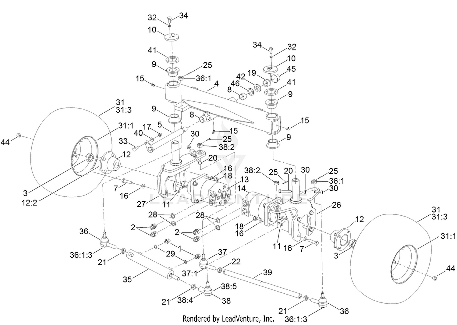 Rear Axle Assembly
