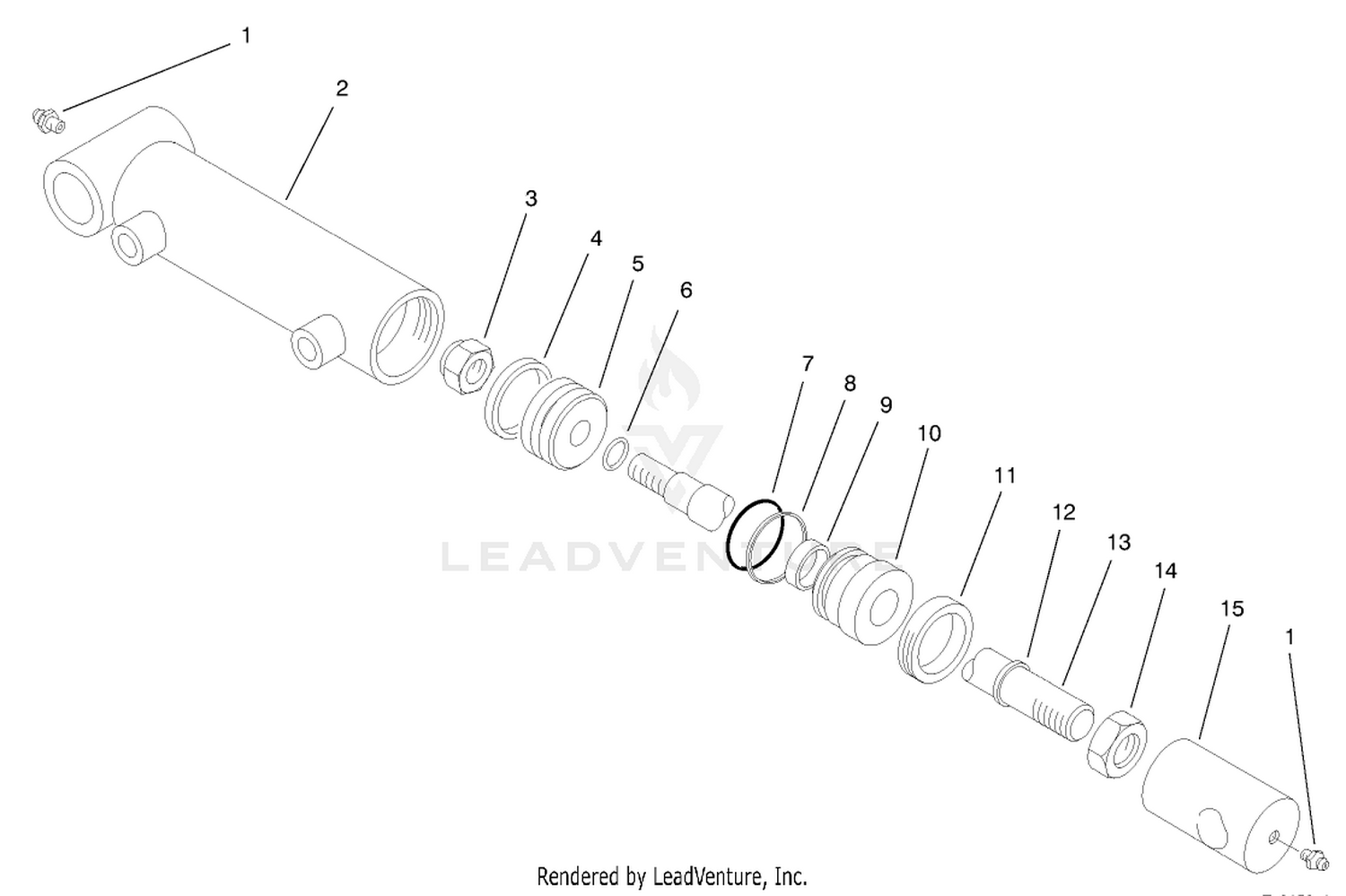 Hydraulic Cylinder Assembly No. 95-8978