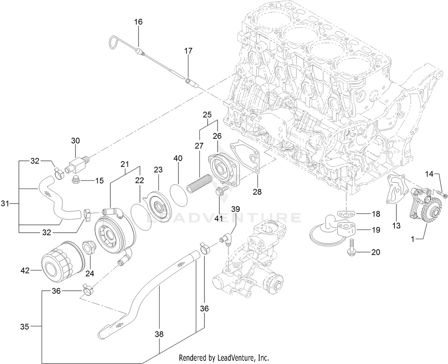 Lubrication and Oil System Assembly