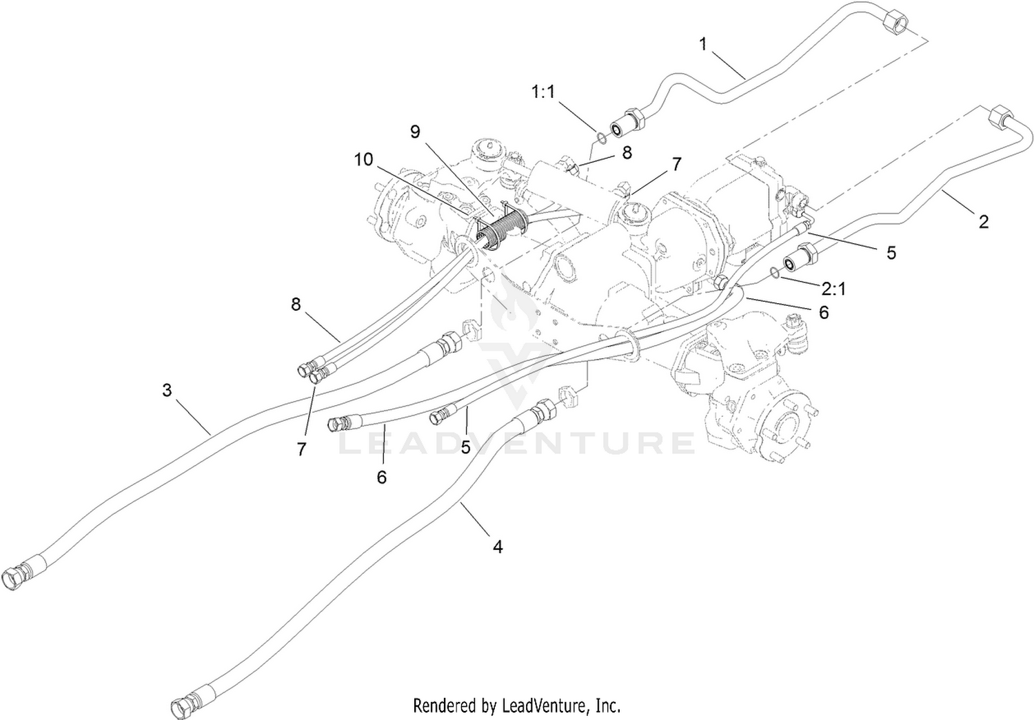 Hose and Tube Routing Assembly