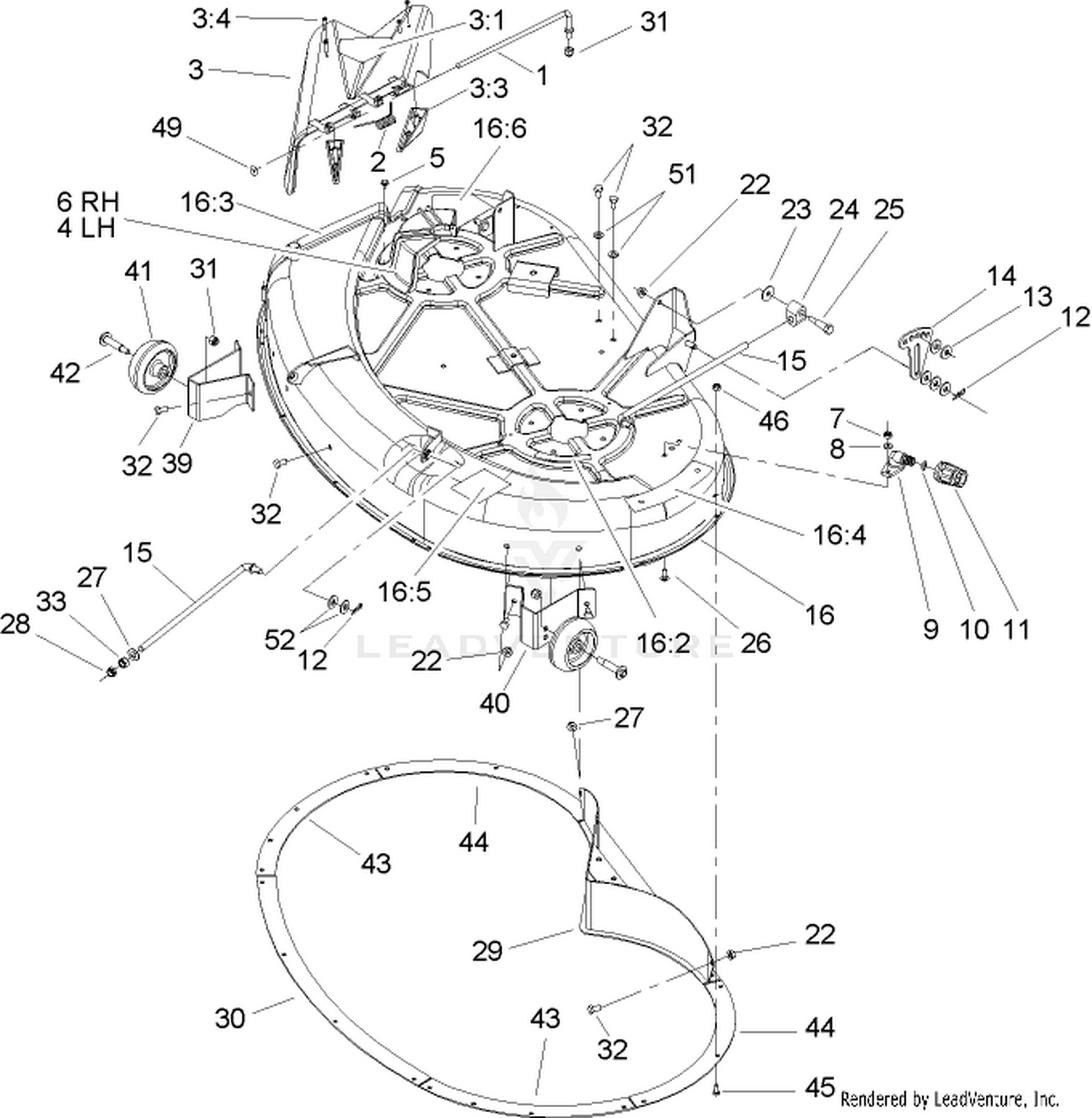 42in Deck Assembly