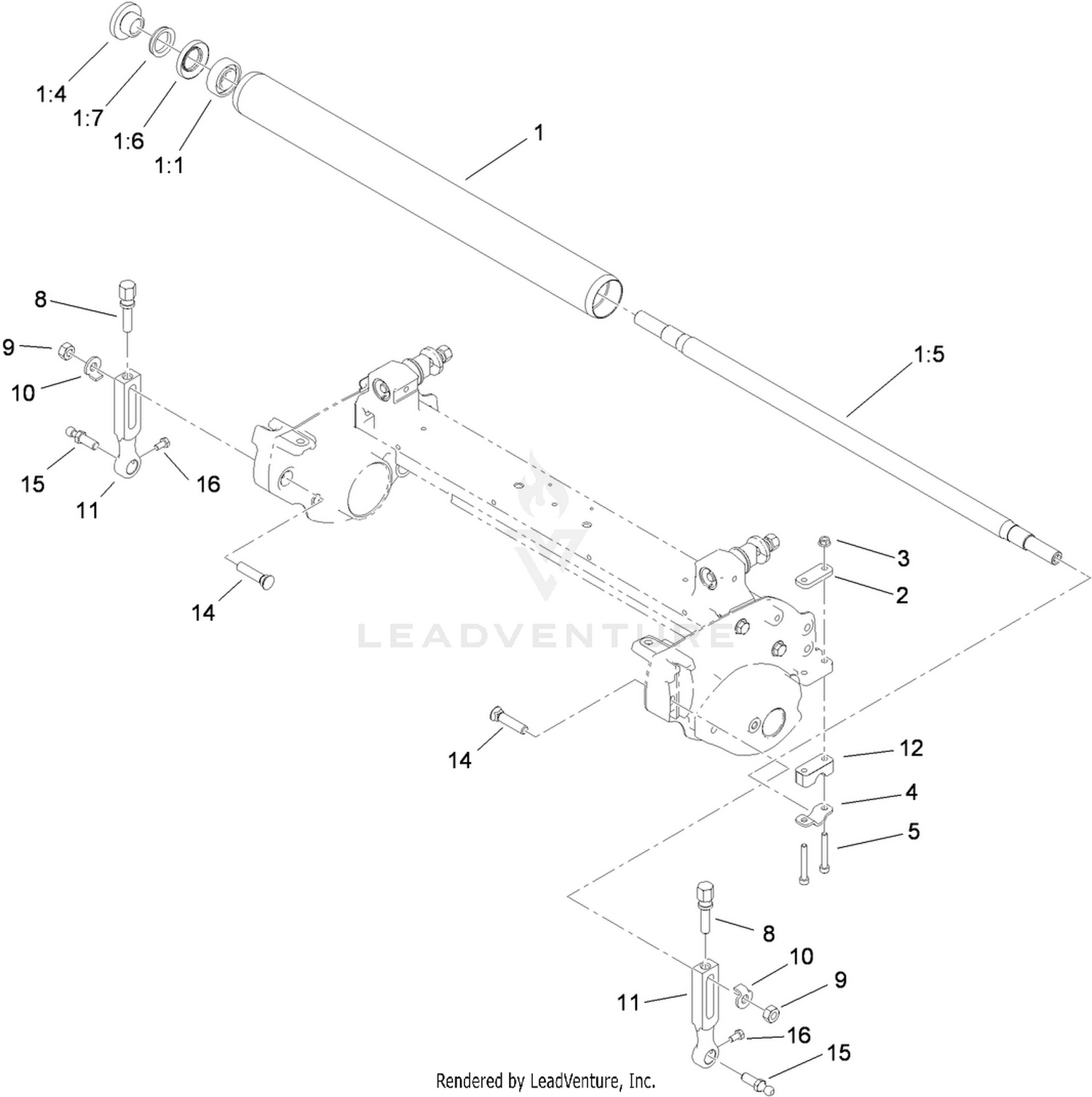 Rear Roller Assembly