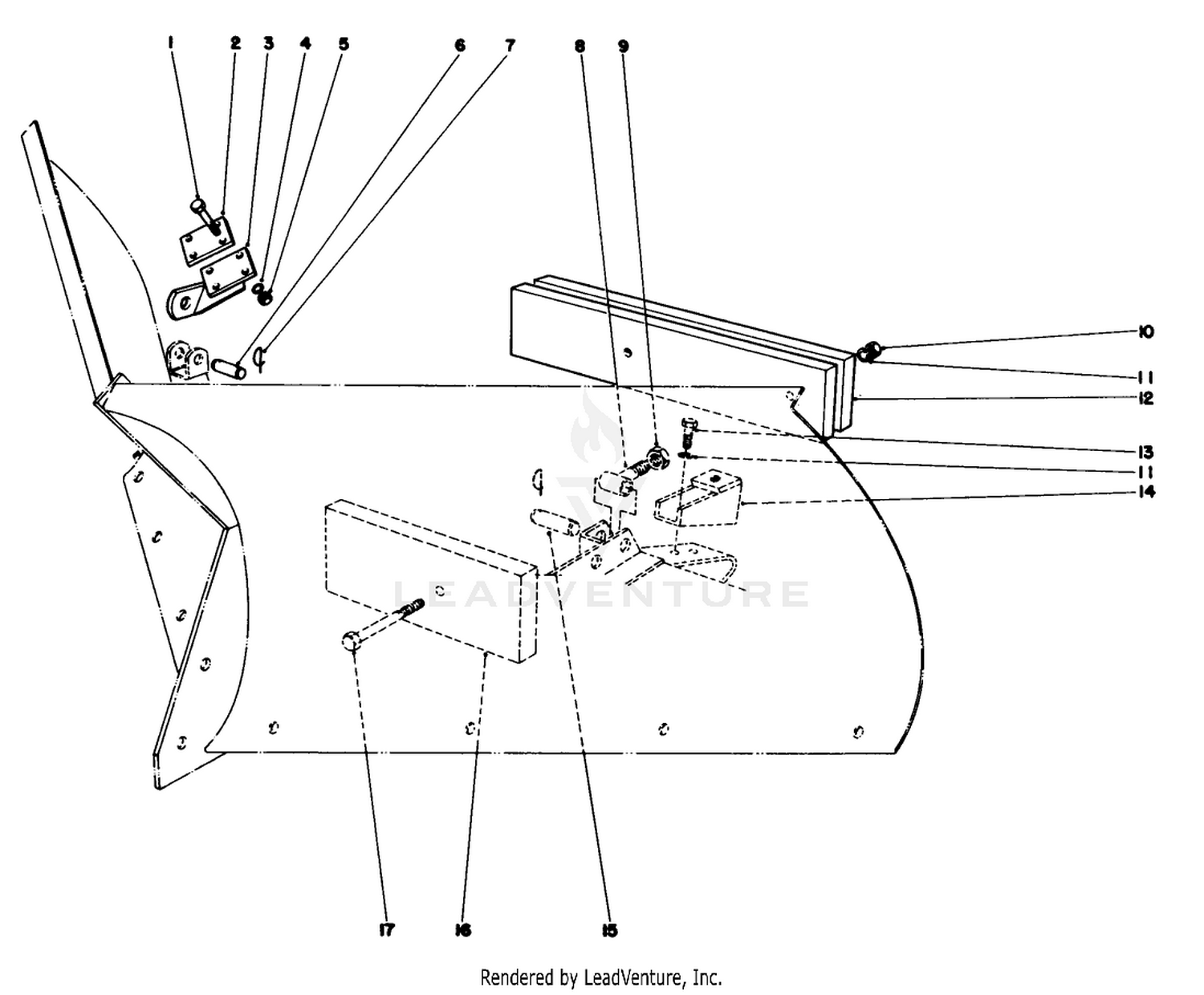 V-Plow Installation Kit Model No.30757 (optional)