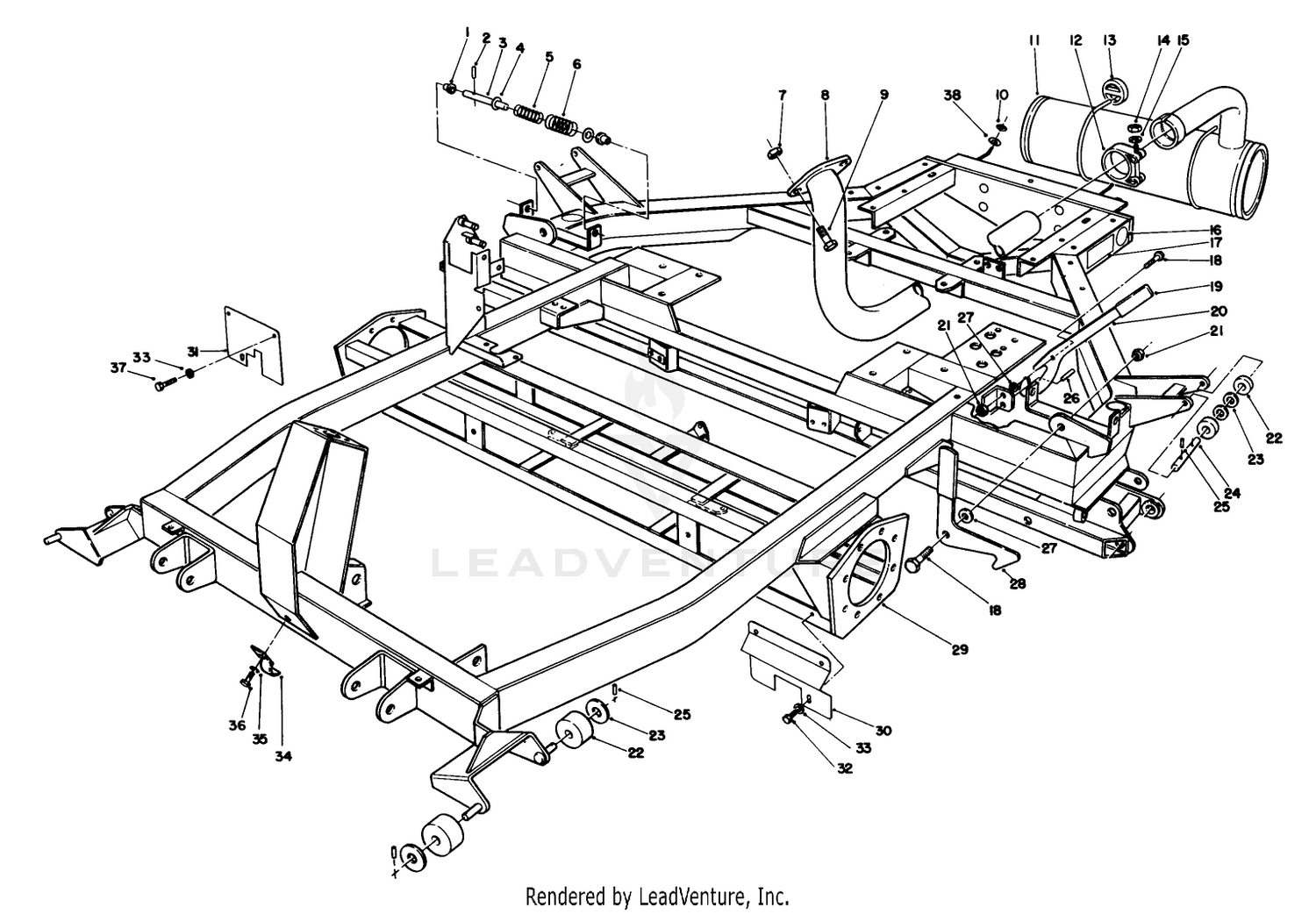 Chassis  Muffler Assembly