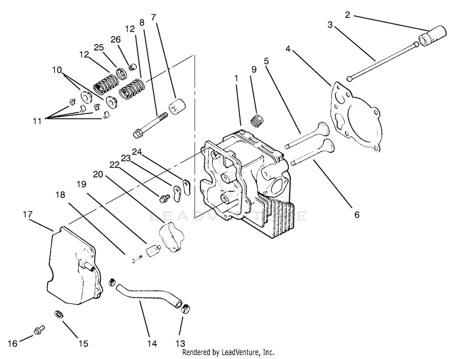 Cylinder Head/valve/breather