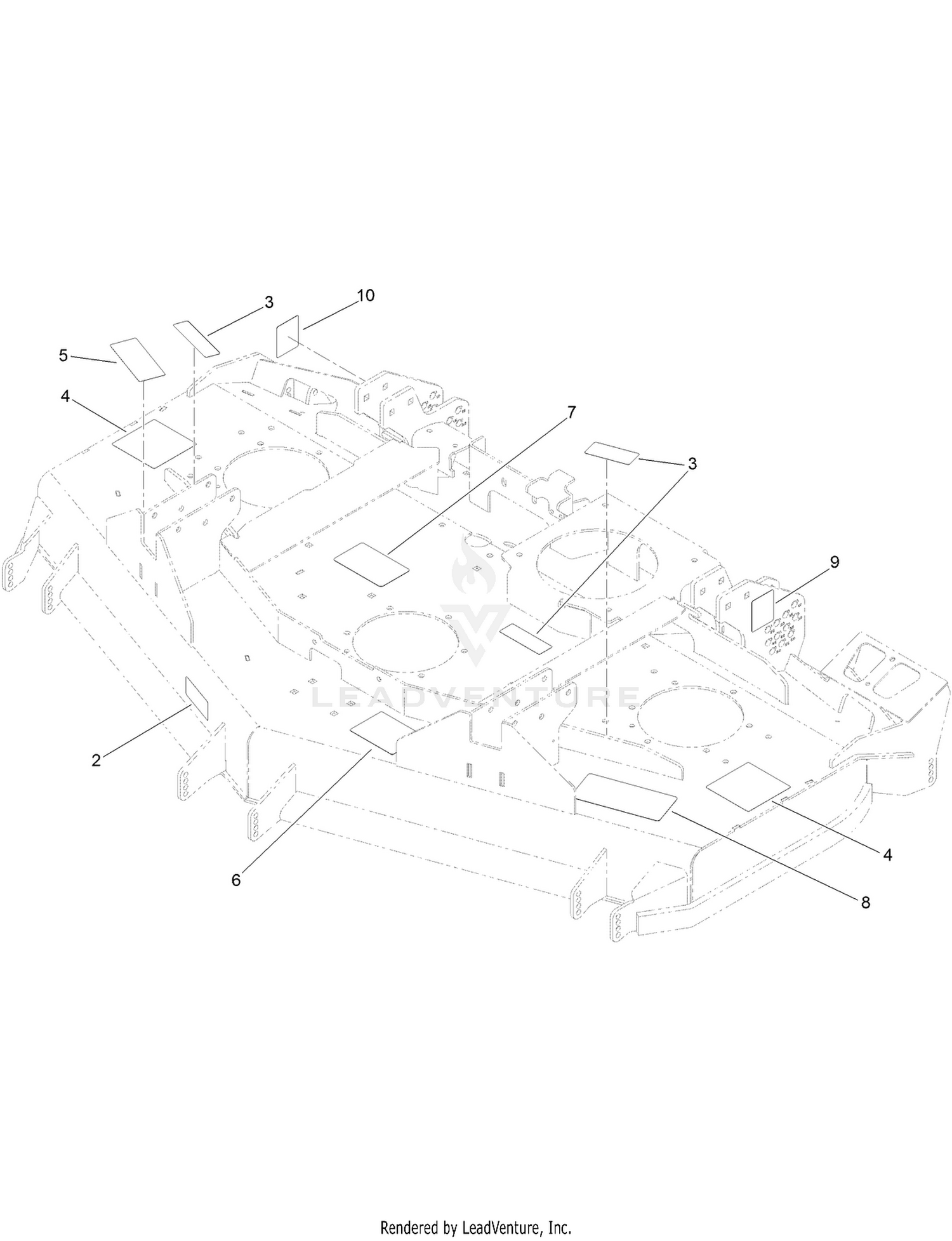 Deck Decal Assembly No. 139-0898SP